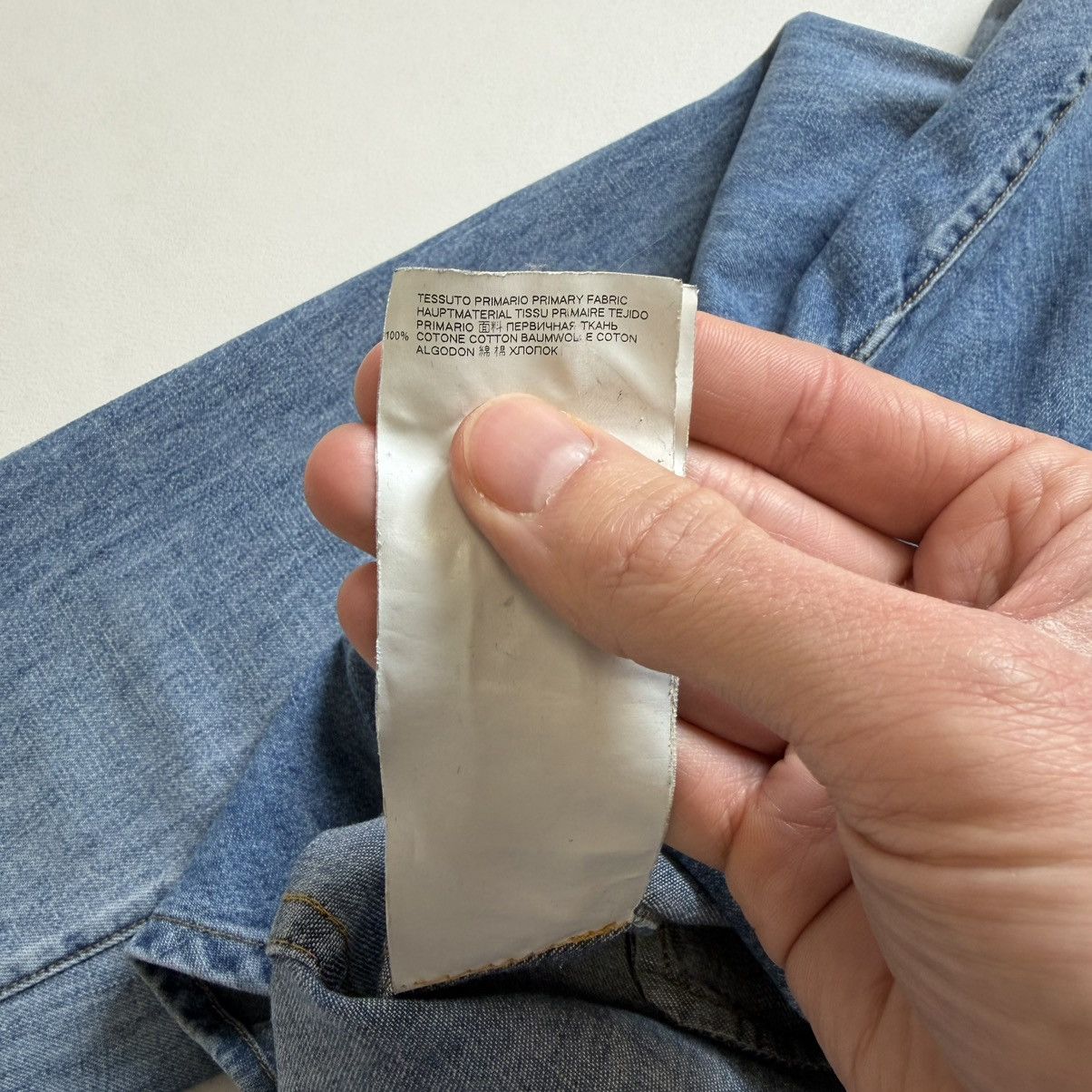 Maison Margiela S/S 19 Washed Blue Zip Denim Utility Shirt Size US M / EU 48-50 / 2 - 13 Thumbnail