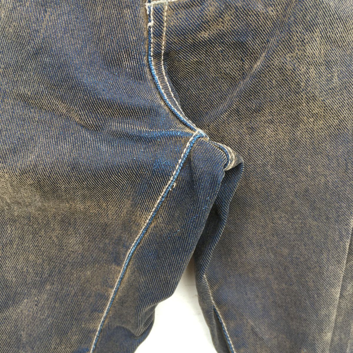Japanese Brand × Vintage Crazy Vintage Dj Honda Denim Two Tones Jeans Size US 30 / EU 46 - 6 Thumbnail