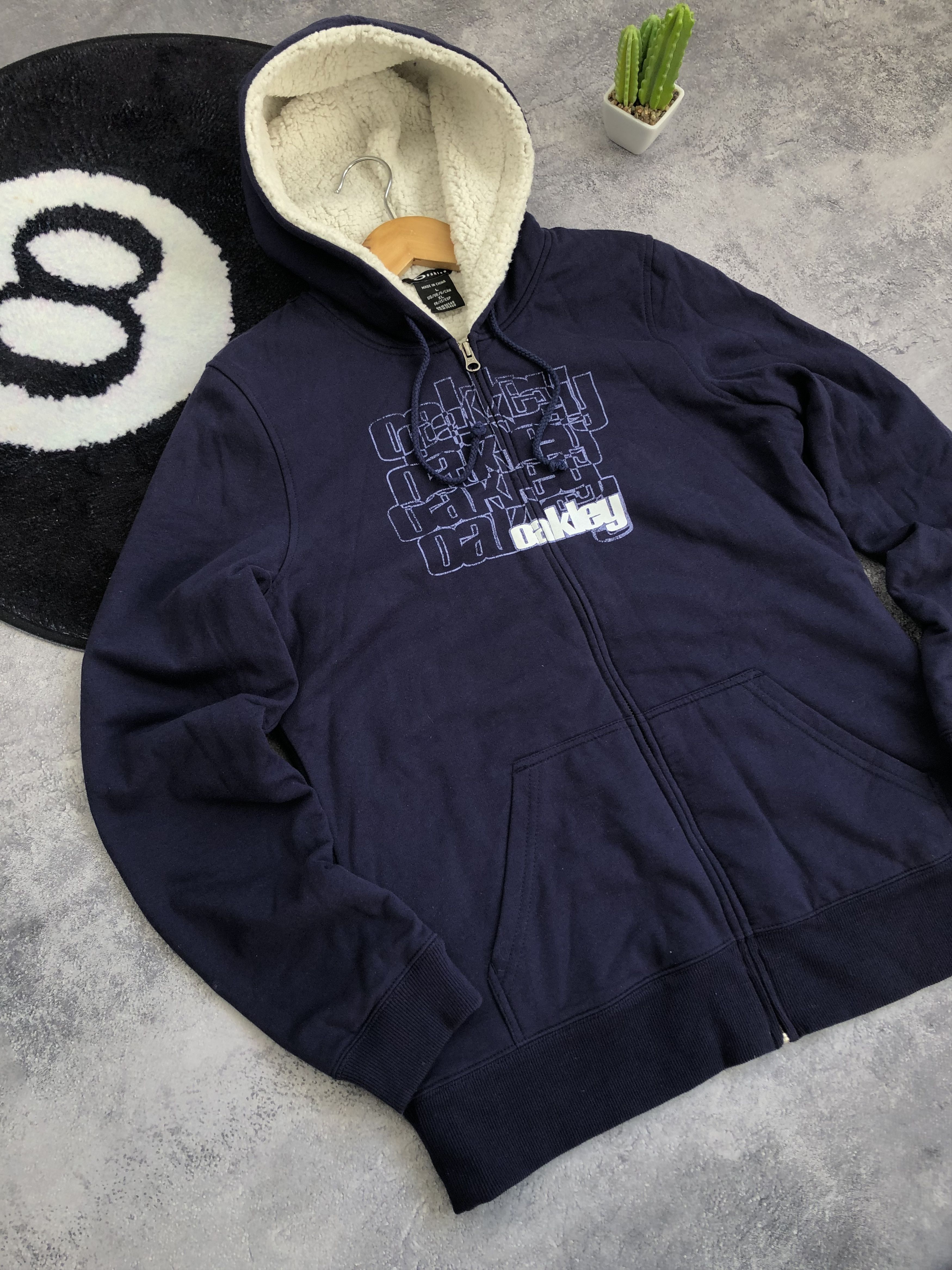Oakley OAKLEY Sherpa Zip Hoodie Big Logo Streetwear Gorpcore L Size L / US 10 / IT 46 - 4 Thumbnail