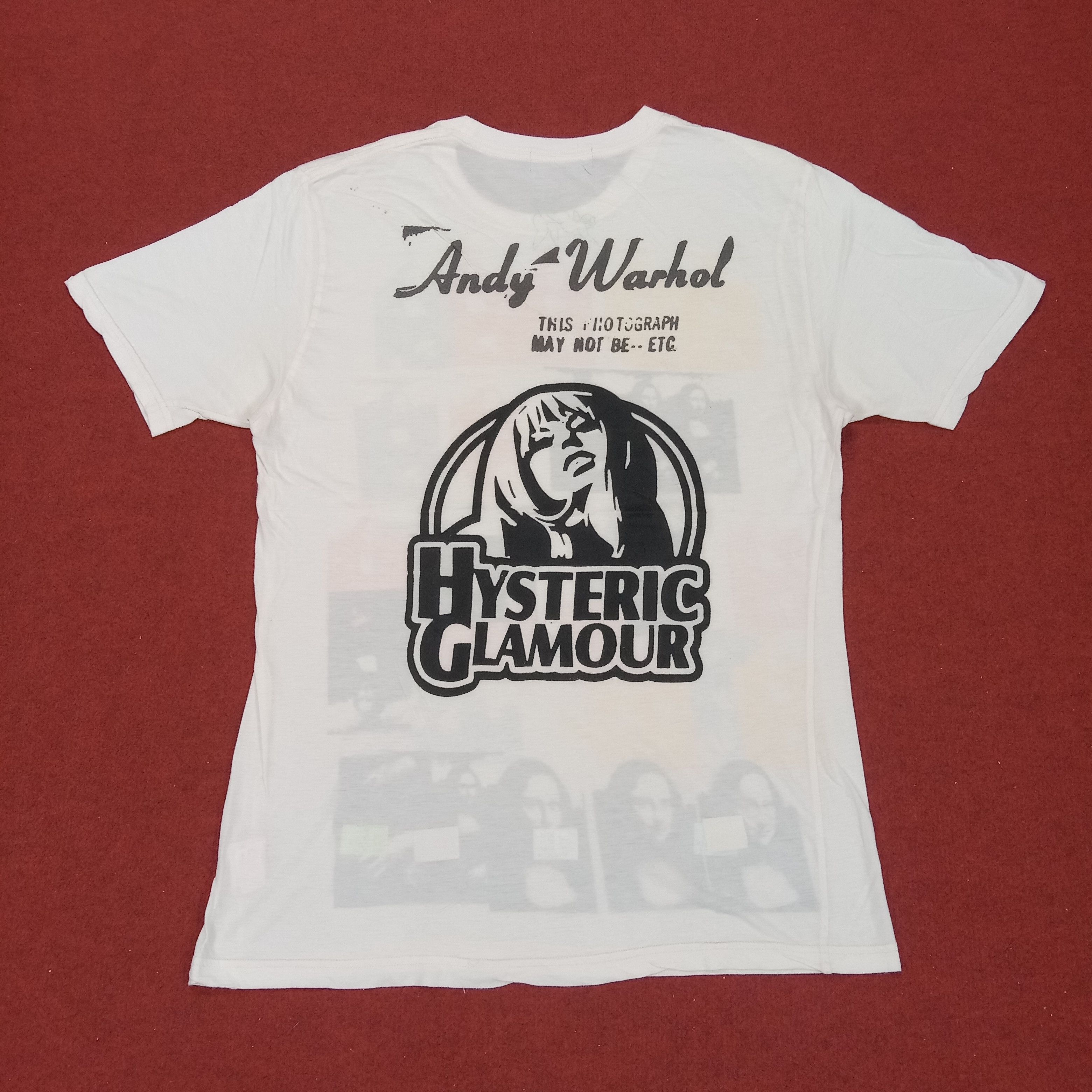 Hysteric Glamour × Japanese Brand × Vintage Hysteric Glamour X Andy Warhol Streetwear Custom Art Tshirt Size US M / EU 48-50 / 2 - 1 Thumbnail