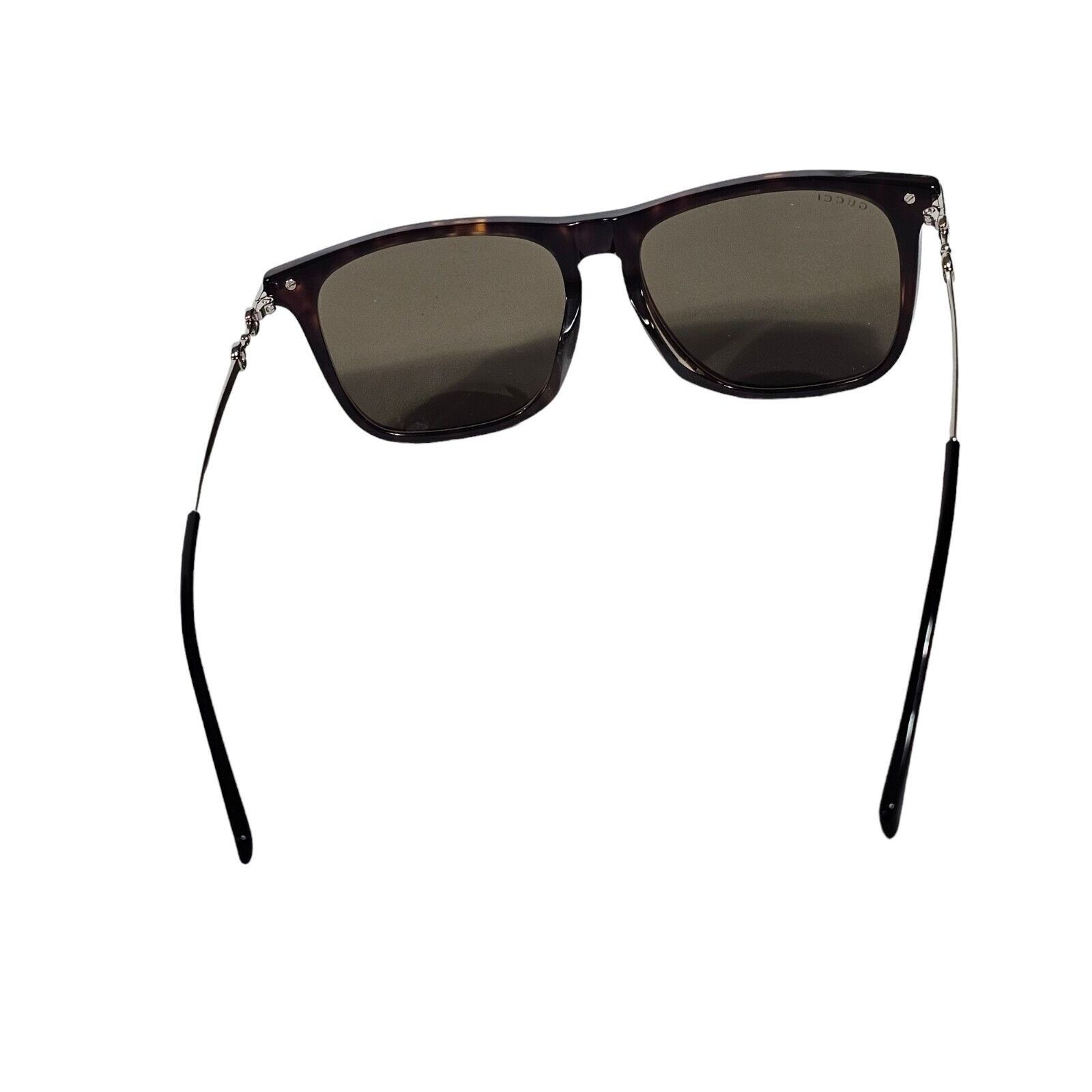 Gucci Gucci Brown Rectangular Mens Sunglasses Size ONE SIZE - 3 Thumbnail