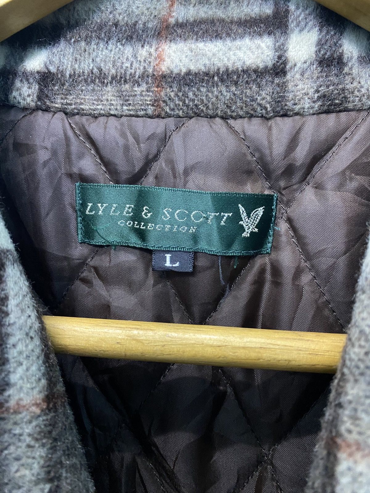 Lyle & Scott × Vintage Vintage LYLE&SCOTT wool vest jacket Size US L / EU 52-54 / 3 - 5 Thumbnail