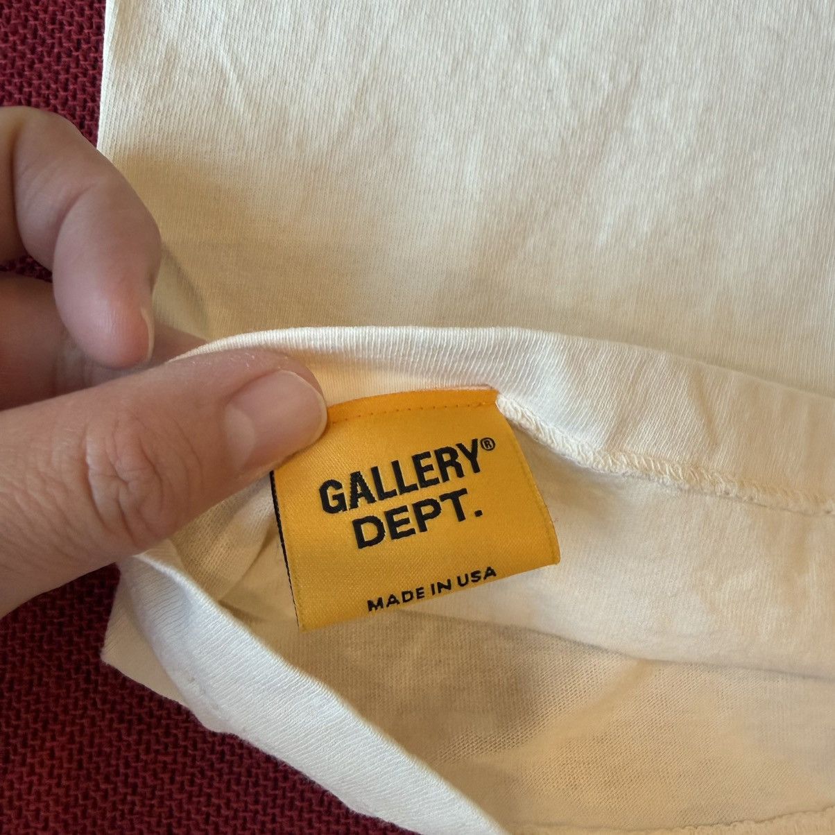 Gallery Dept. Gallery Dept. Vintage French Tee Cream White Size XL Size US XL / EU 56 / 4 - 8 Thumbnail