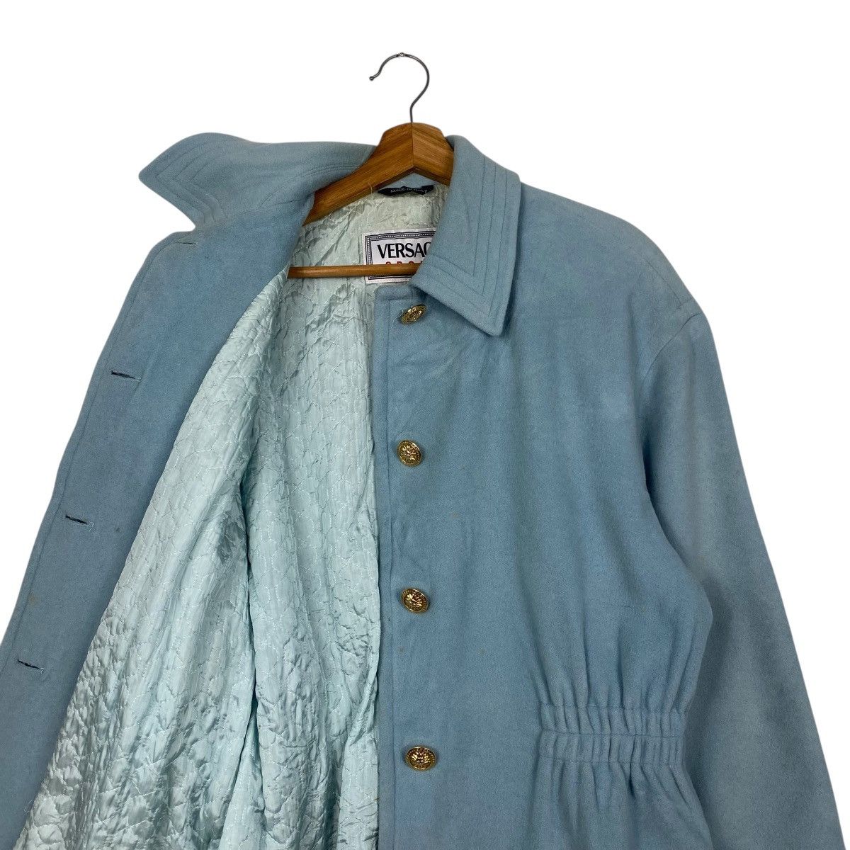 Versace Vintage Versace sport trenchcoat Size L / US 10 / IT 46 - 10 Thumbnail