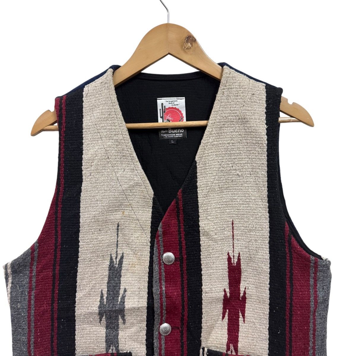 Toyo Enterprises Mucho Bueno Vest Navajo Chimayo Made In Japan Size US M / EU 48-50 / 2 - 3 Thumbnail