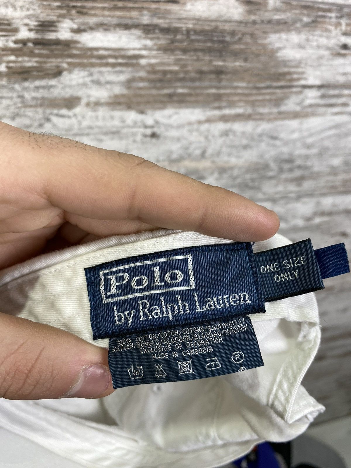 Polo Ralph Lauren × Vintage Mens Vintage Polo Ralph Lauren cap white logo luxury rugby Size ONE SIZE - 9 Thumbnail