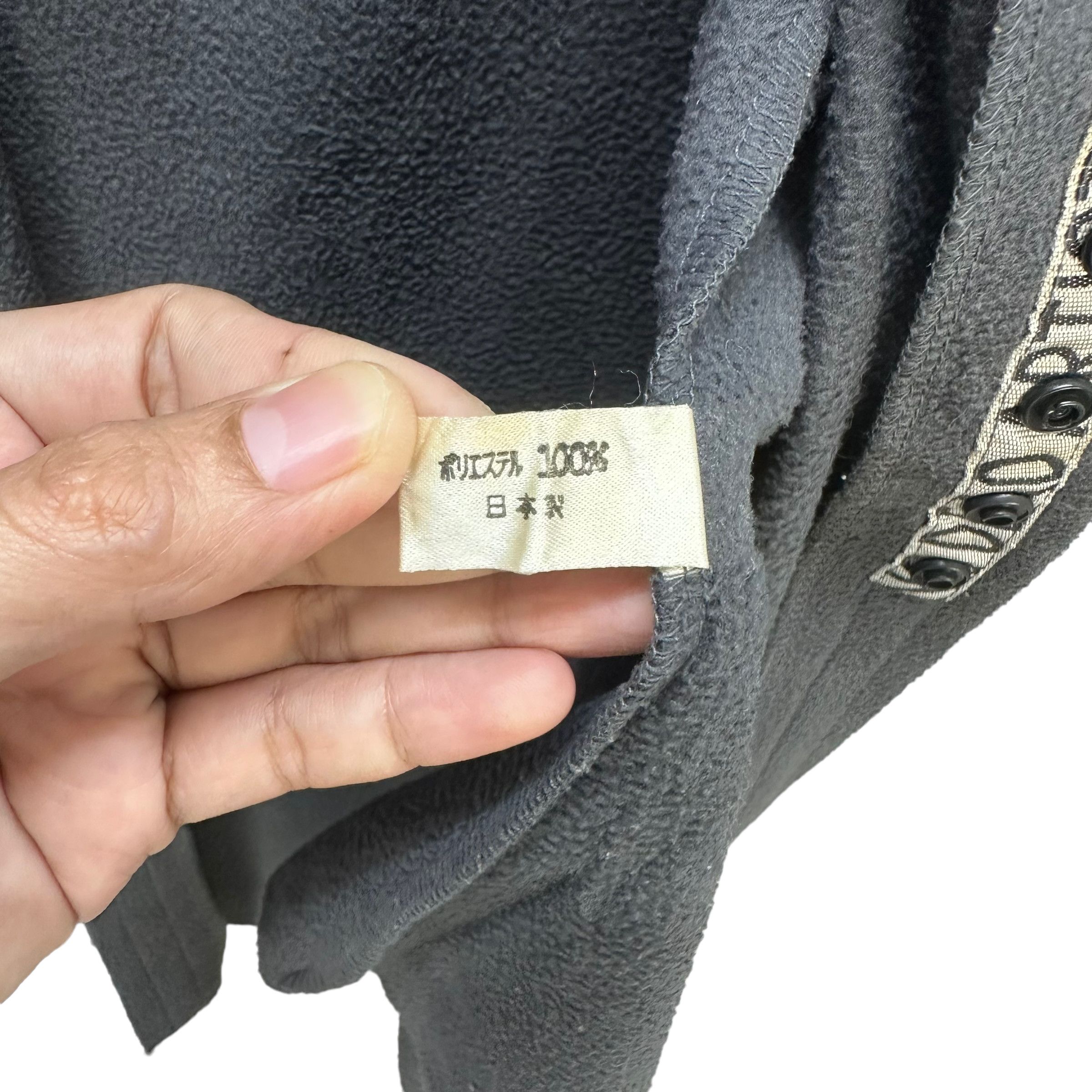 Japanese Brand NO DEAD ARTIST SNAP BUTTON FLEECE JACKET #8525-013 Size US S / EU 44-46 / 1 - 8 Thumbnail
