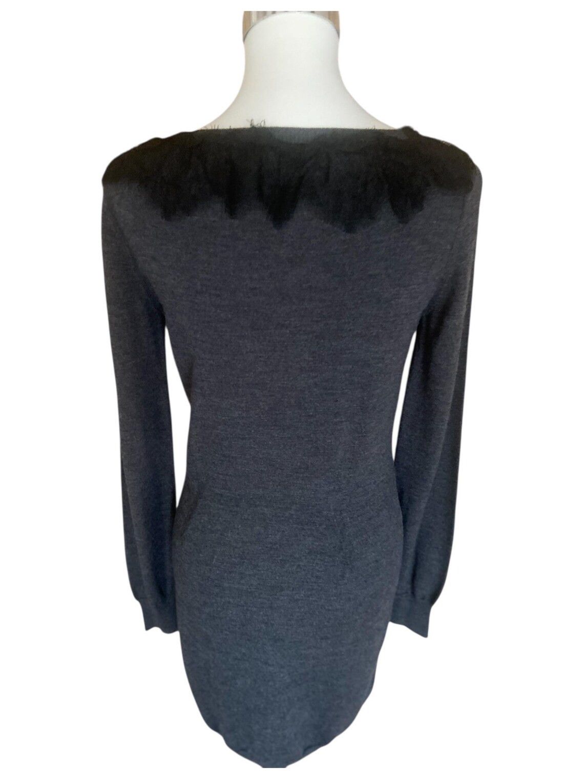 Moschino Vintage Moschino grey wool dress Size S / US 4 / IT 40 - 6 Thumbnail