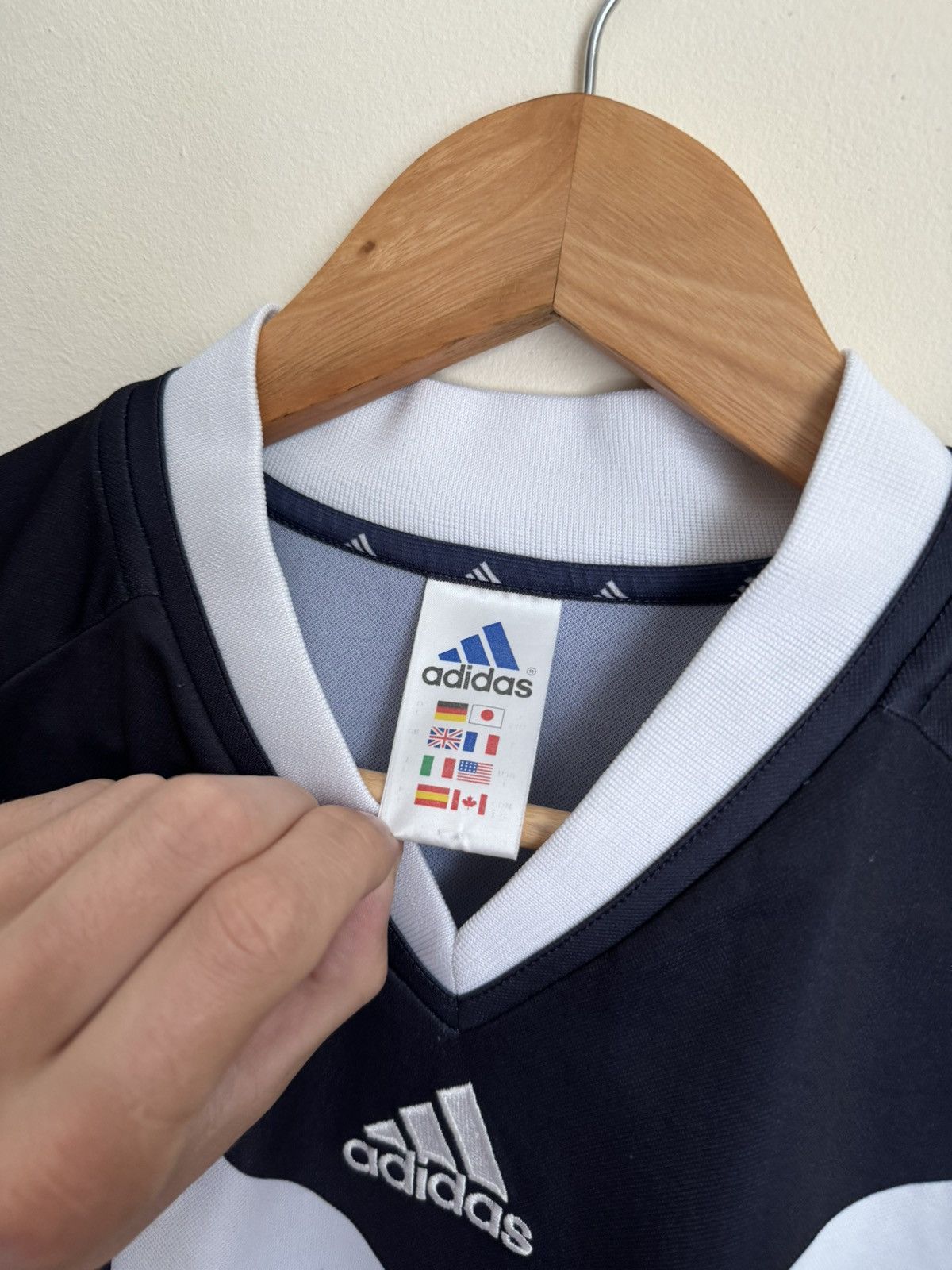 Adidas × Vintage ADIDAS FC Girondins de Bordeaux 2001/03 HOME SOCCER JERSEY Size US L / EU 52-54 / 3 - 6 Thumbnail