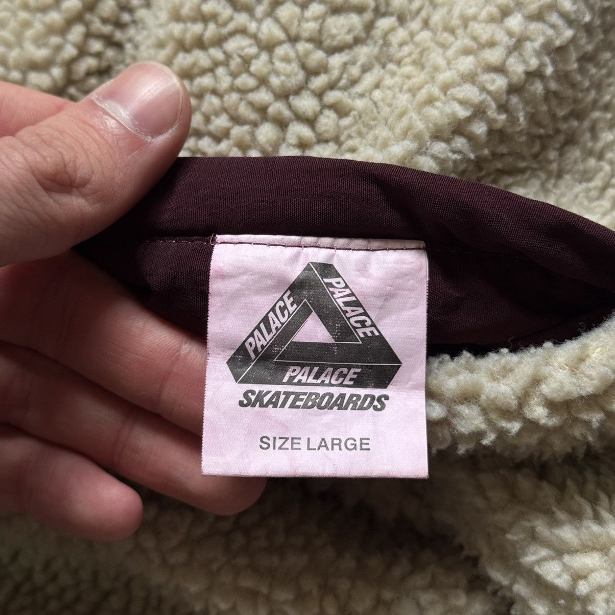Palace Palace Reversible Sherpa Bomber Luxury Colour Burgundy/Cream Size US L / EU 52-54 / 3 - 8 Thumbnail