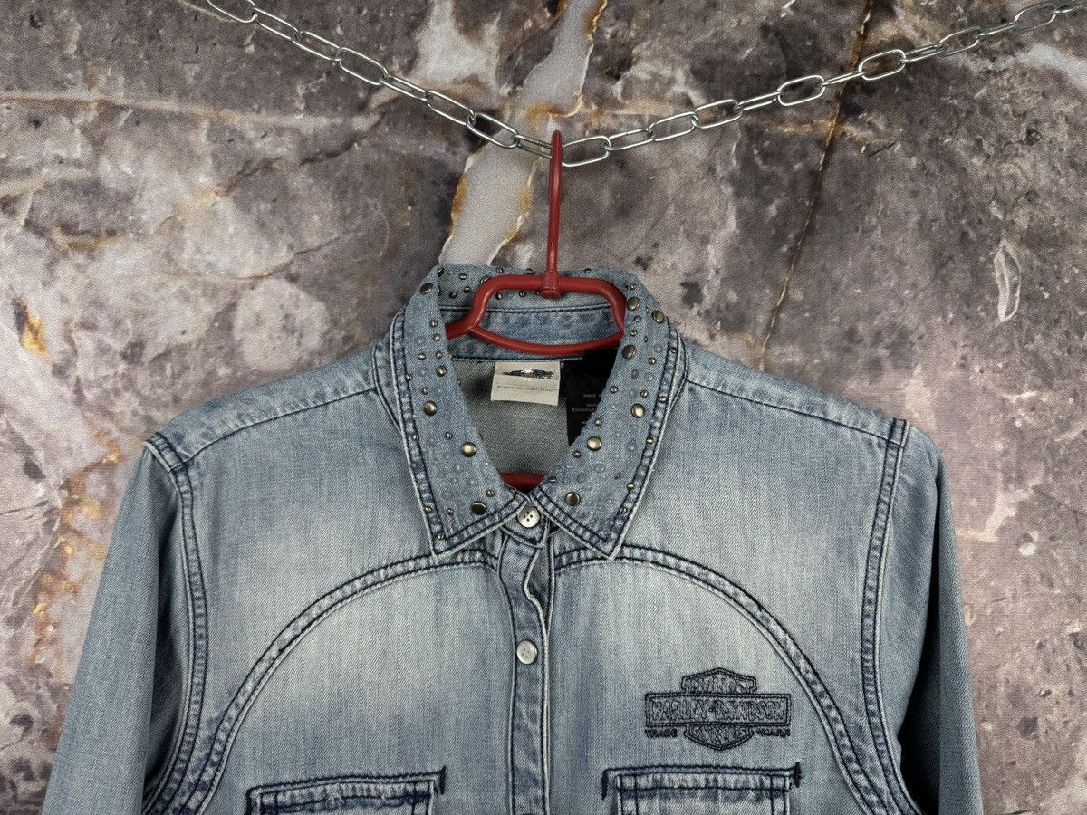 Harley Davidson Women’s Harley Davidson Shirt Button Up Size Large Size L / US 10 / IT 46 - 2 Thumbnail