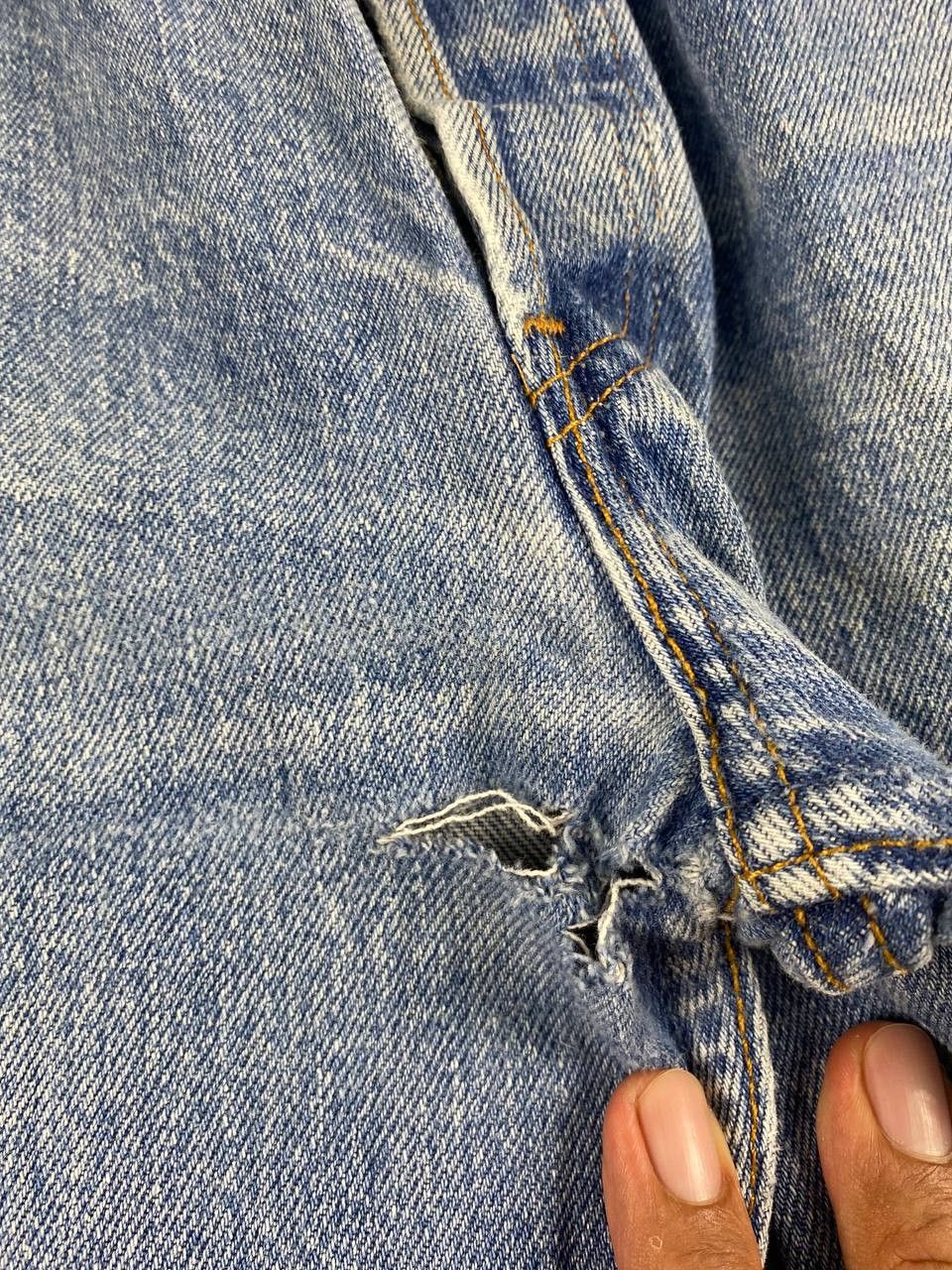 Levi's vintage 80s levis 501 distressed denim Size US 39 - 12 Thumbnail