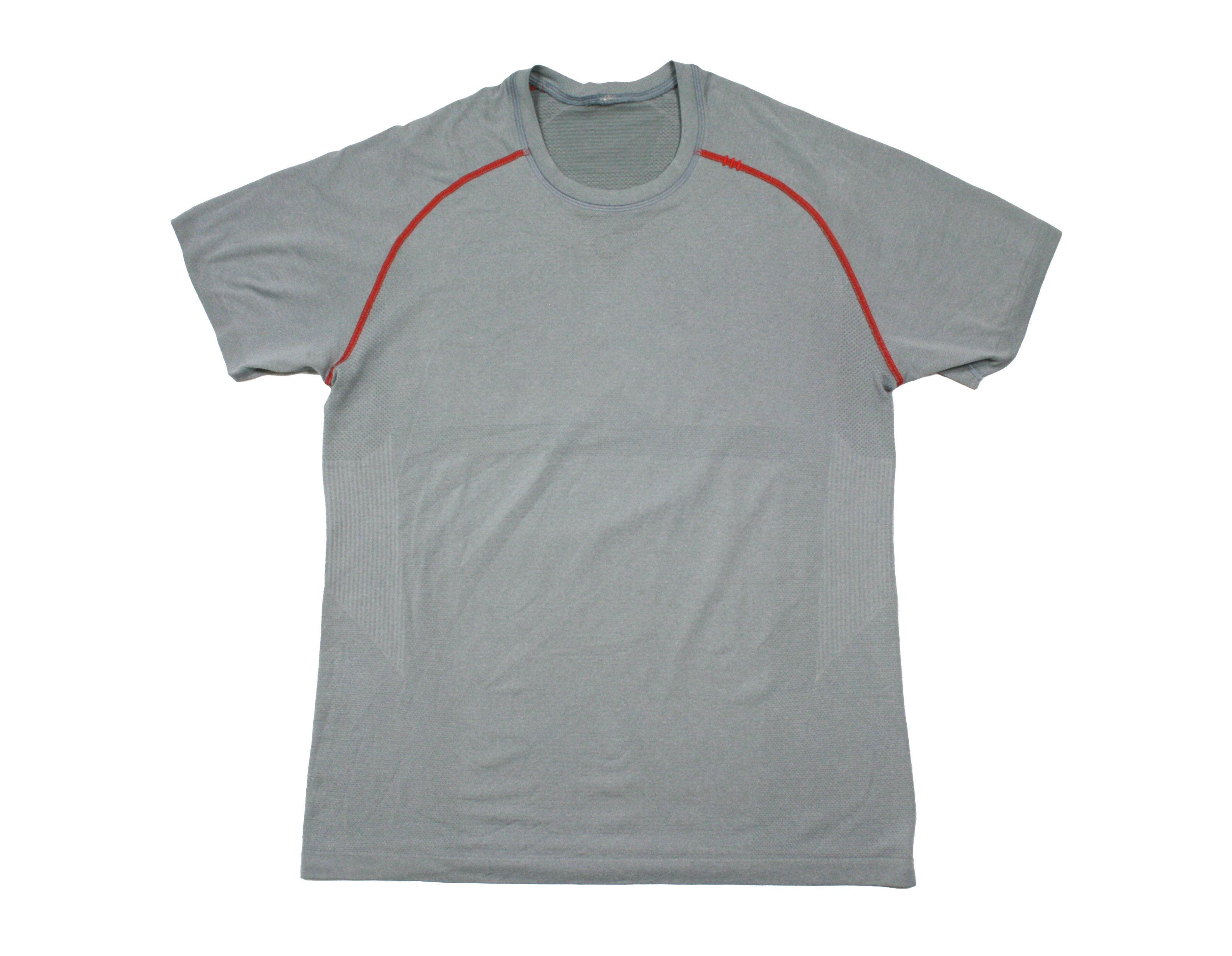 Lululemon Logo Metal Vent Tech Sport T-Shirt Size US L / EU 52-54 / 3 - 1 Thumbnail