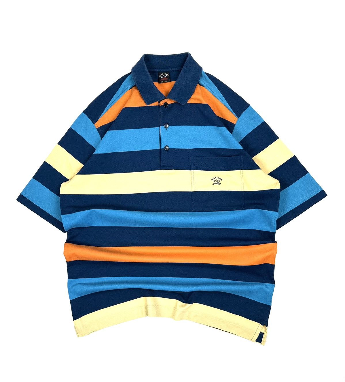 Paul & Shark Paul Shark Multicolor Striped Polo Shirt Size L Old Money Size US L / EU 52-54 / 3 - 1 Thumbnail