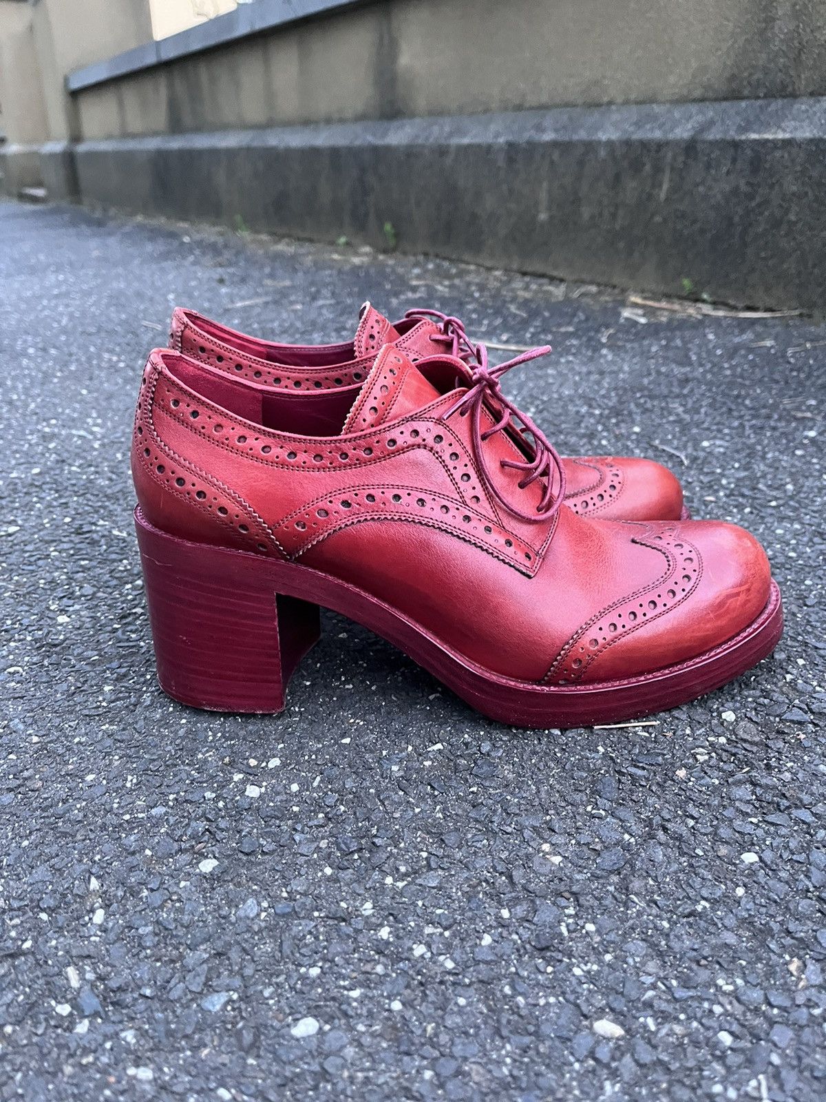 Miu Miu Miu Miu high heel Brogues Size US 7 / IT 37 - 1 Thumbnail