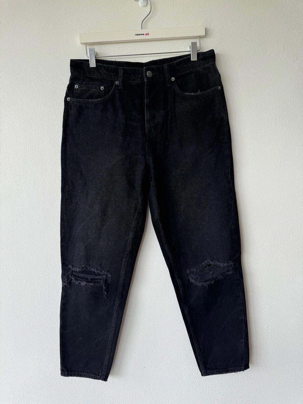 Ksubi new Ksubi mens 32 denim jean bullet wide leg black Size US 32 / EU 48 - 1 Thumbnail