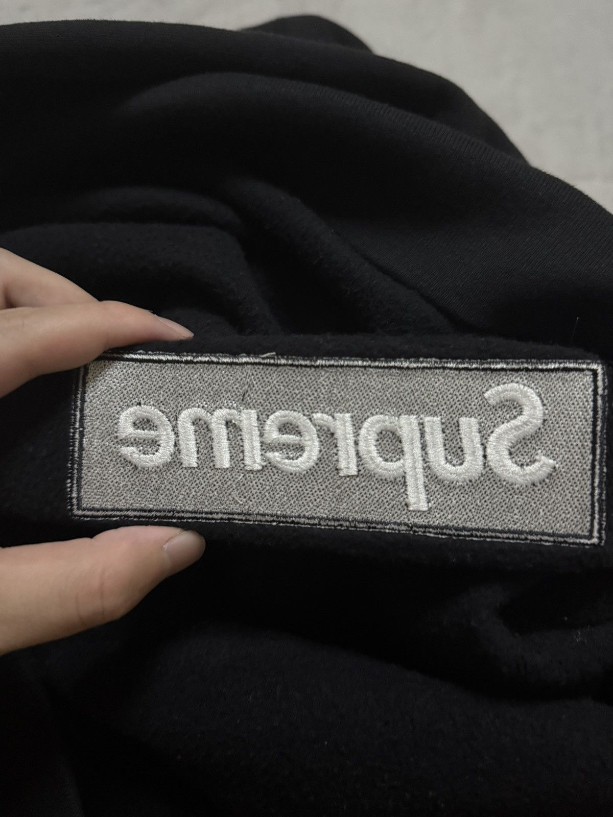 Supreme Supreme fw16 black on black box logo hood hoodie Size US XL / EU 56 / 4 - 4 Thumbnail