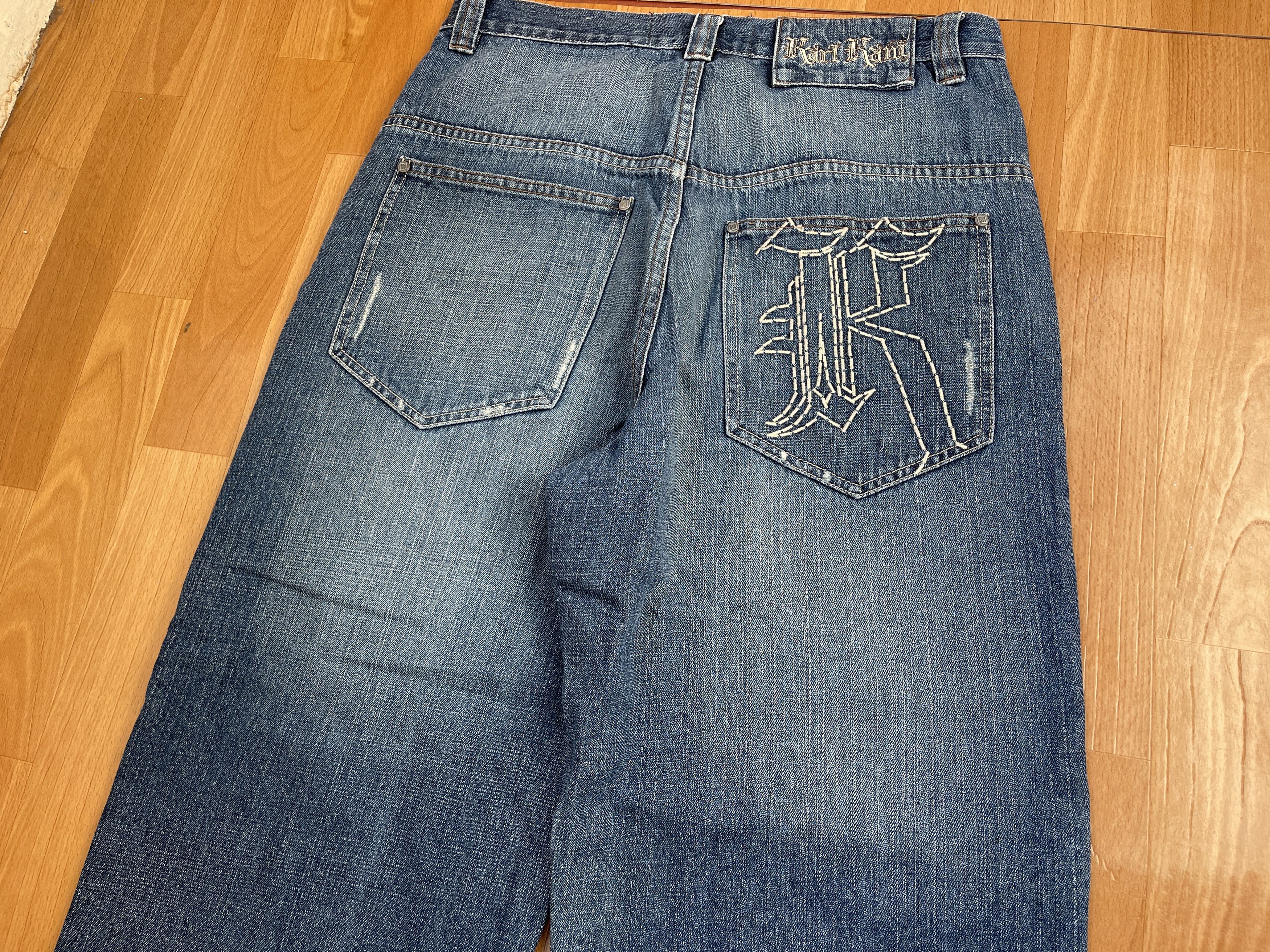 Karl Kani KARL KANI jeans, baggy, vintage Kani jeans, 90s hip hop W 32 Size US 32 / EU 48 - 5 Thumbnail