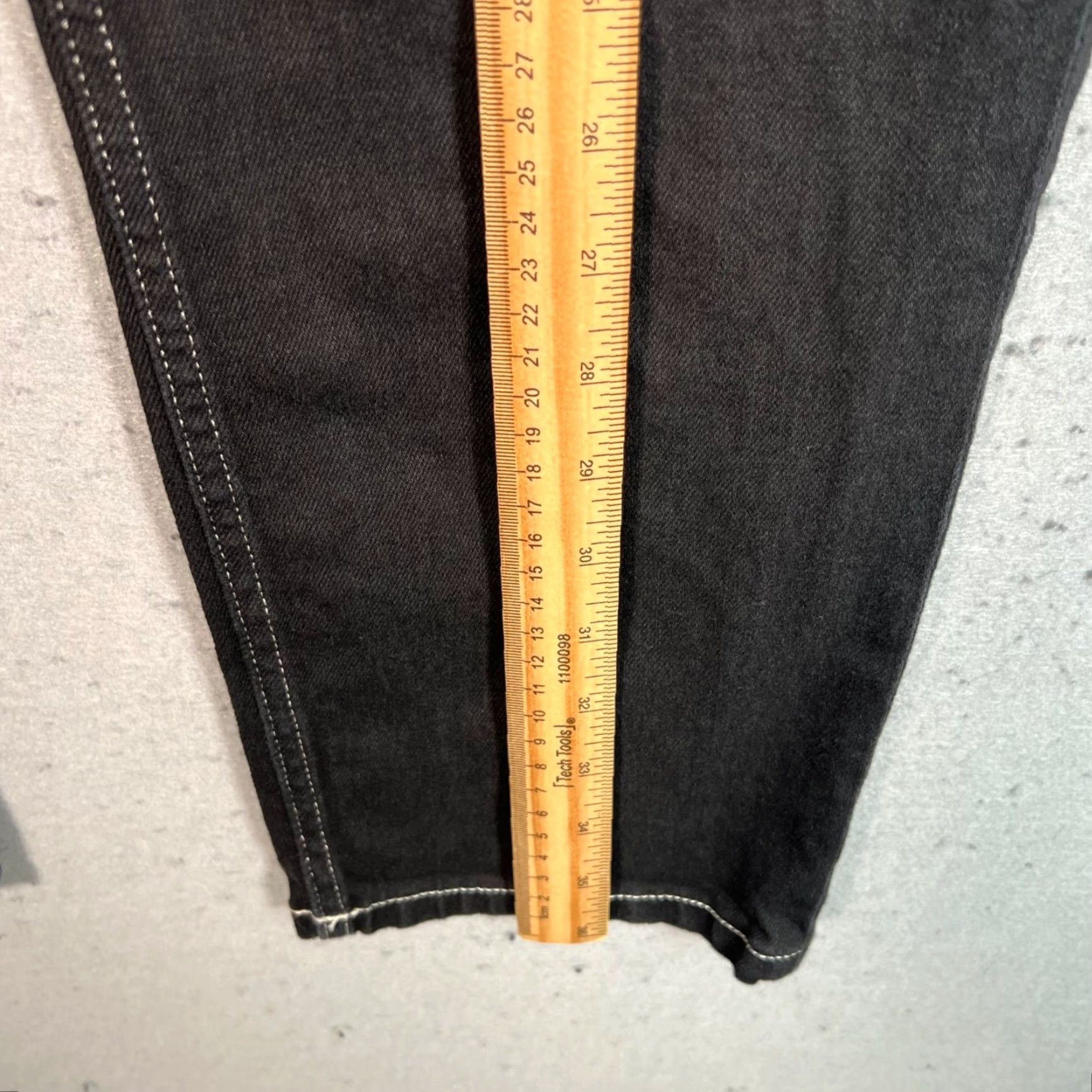 Everlane Everlane Jeans Women 30 Black Dark Wash Cropped High-Rise 5-Pocket Denim Inseam 26 Size 30" / US 8 / IT 44 - 6 Thumbnail