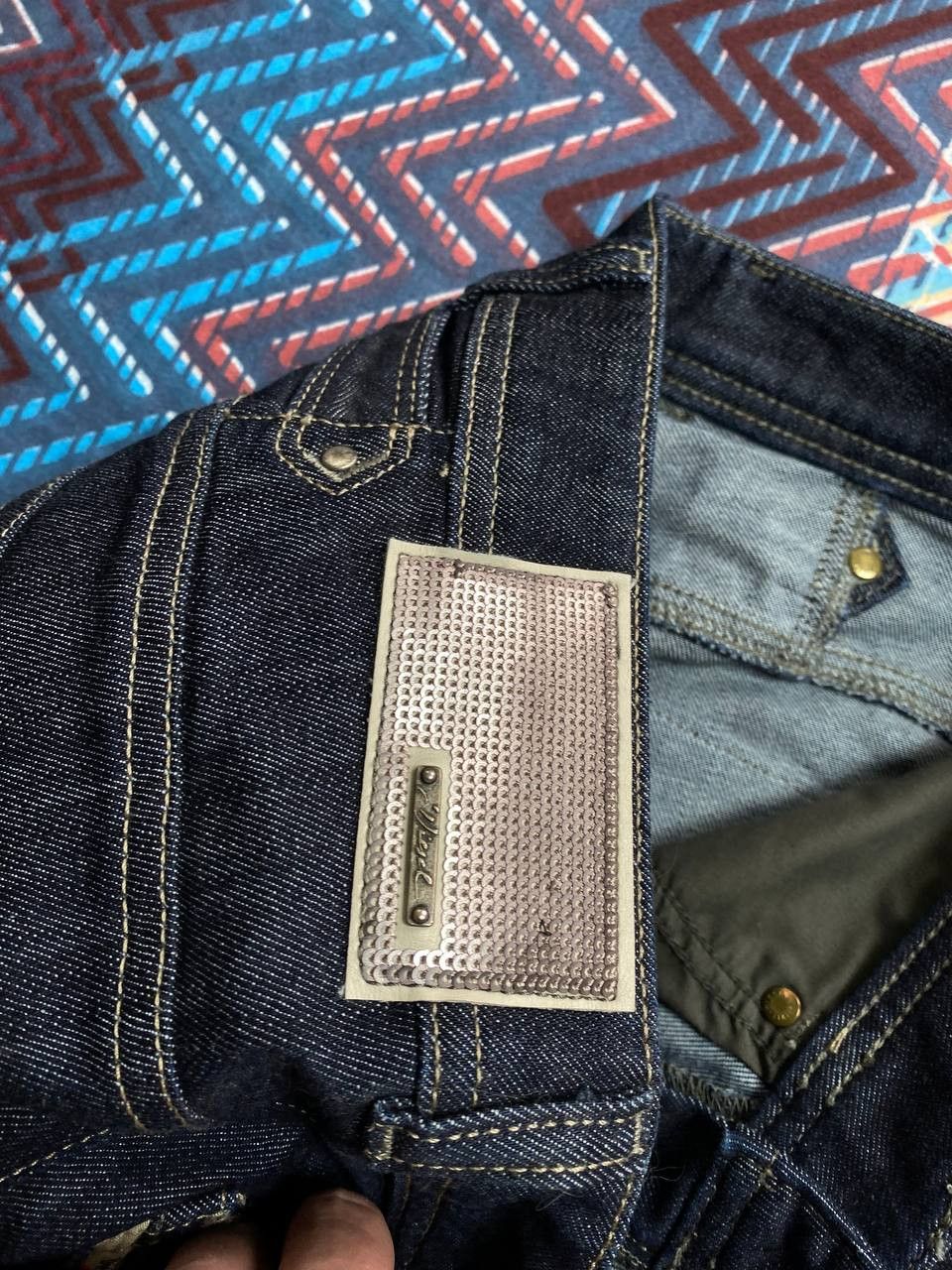 Diesel × Japanese Brand Slim Straight Jeans Pants Trousers Low Rise Size 30" / US 8 / IT 44 - 5 Thumbnail