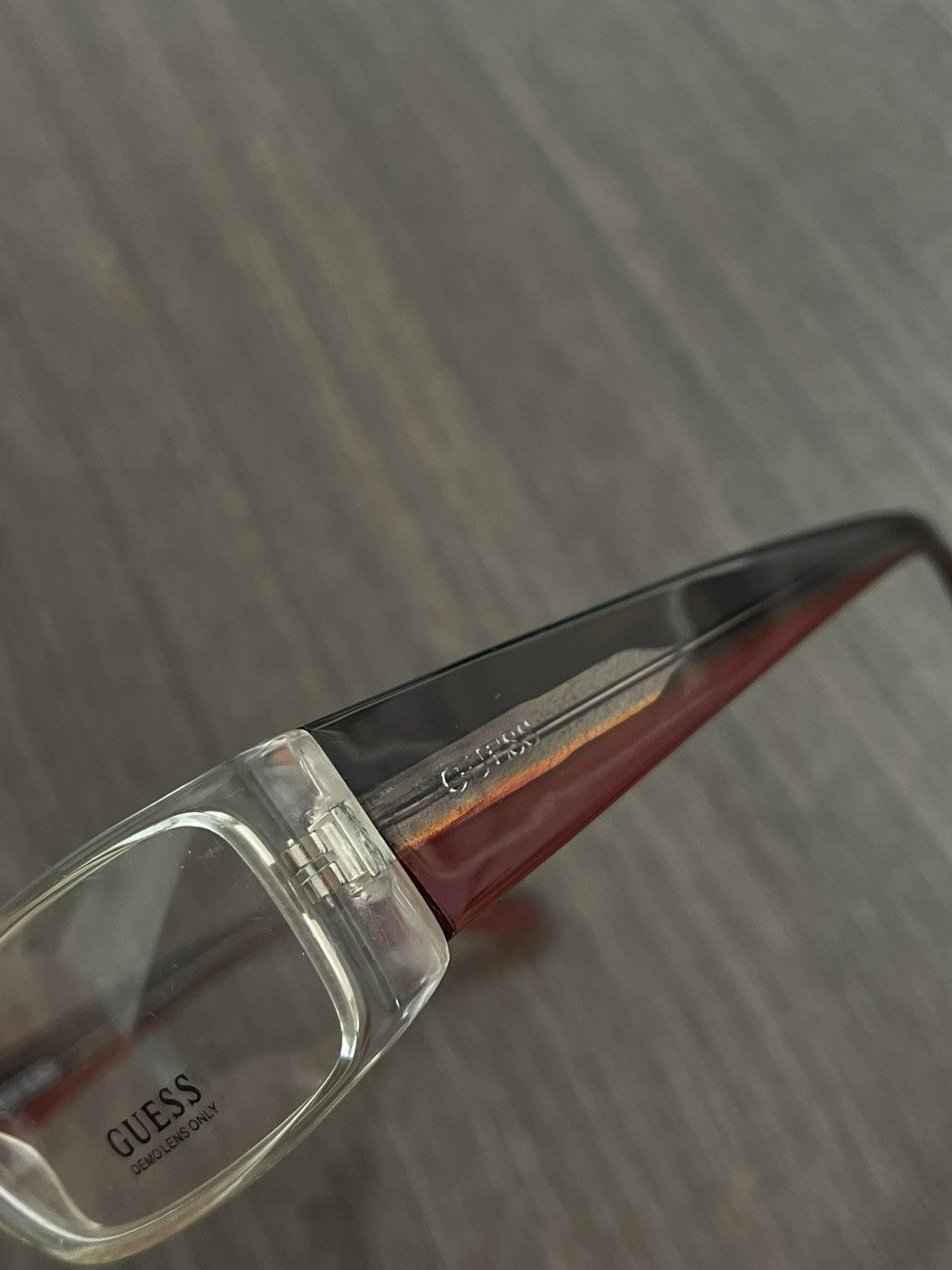 Guess Guess Eyeglass 2000s Y2K Plastic Demo Lens Size ONE SIZE - 4 Thumbnail