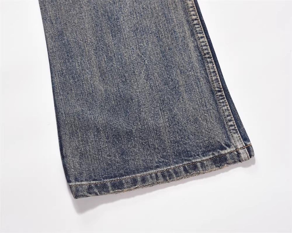 Japanese Brand × Vintage American street washed retro flared jeans y2k Size US 32 / EU 48 - 6 Thumbnail