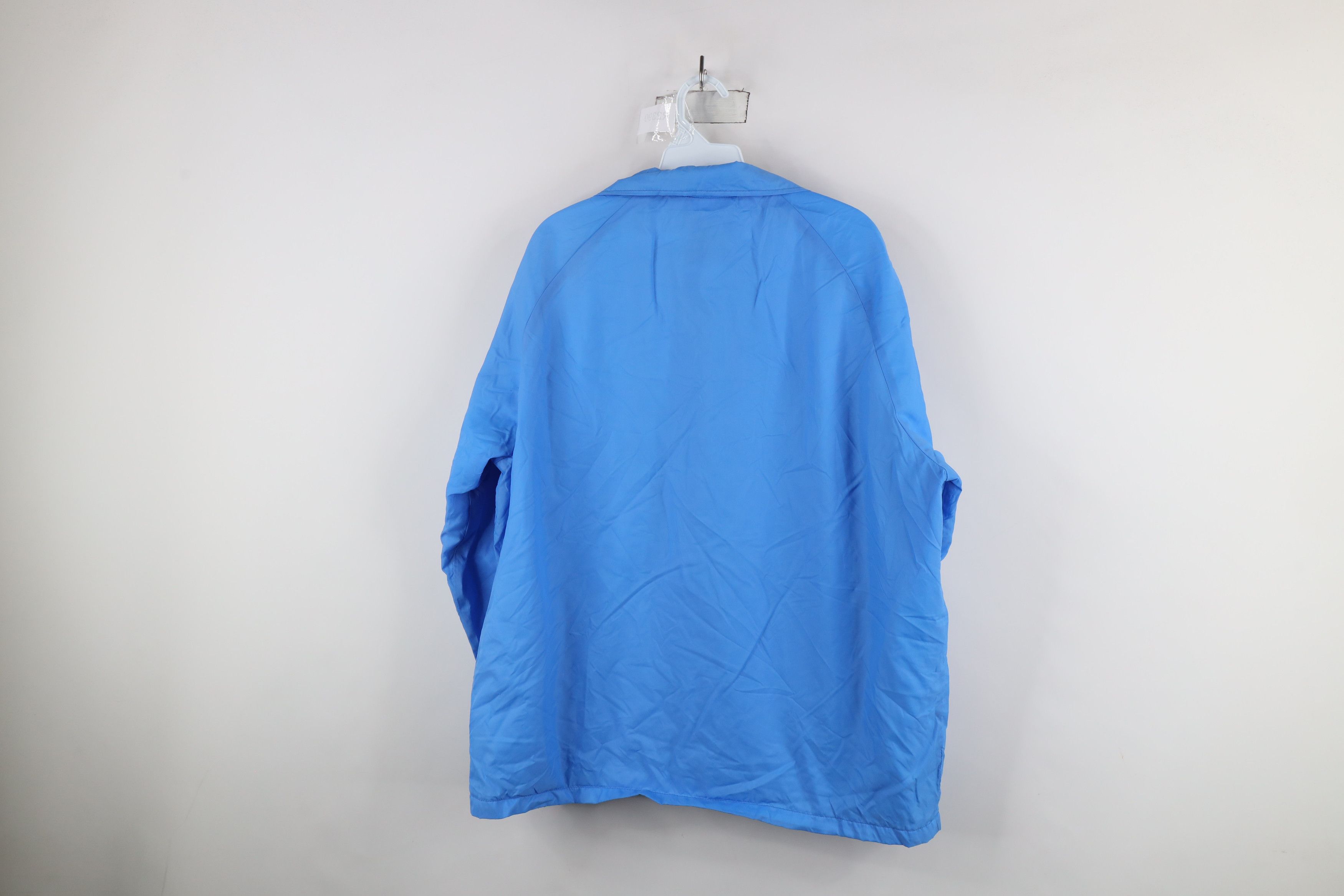 Vintage Vintage 90s Streetwear Lined Satin Coaches Coach Jacket Blue Size US L / EU 52-54 / 3 - 12 Thumbnail