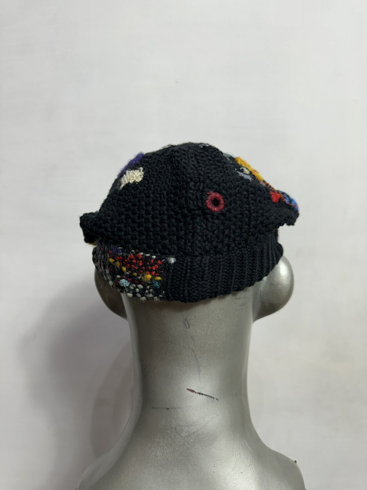 Handmade Custom Nice Design Multicolored Art Knitted Newsboy Hats Size ONE SIZE - 8 Thumbnail