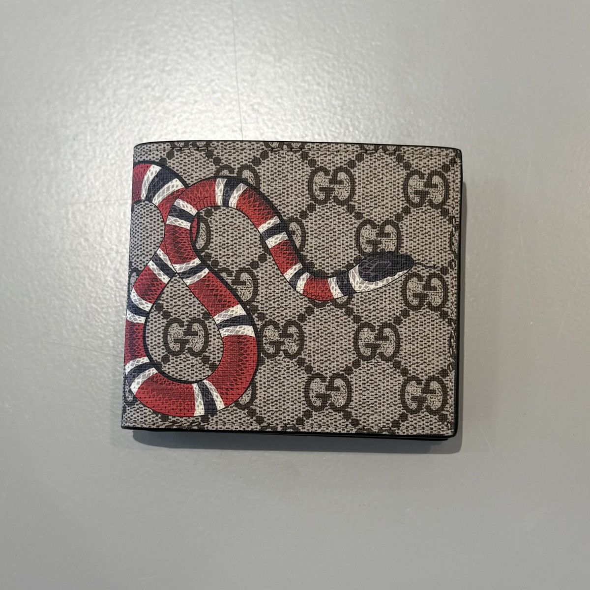 Gucci Gucci Kingsnake Bifold Wallet 8 Card Slot Size ONE SIZE - 4 Thumbnail