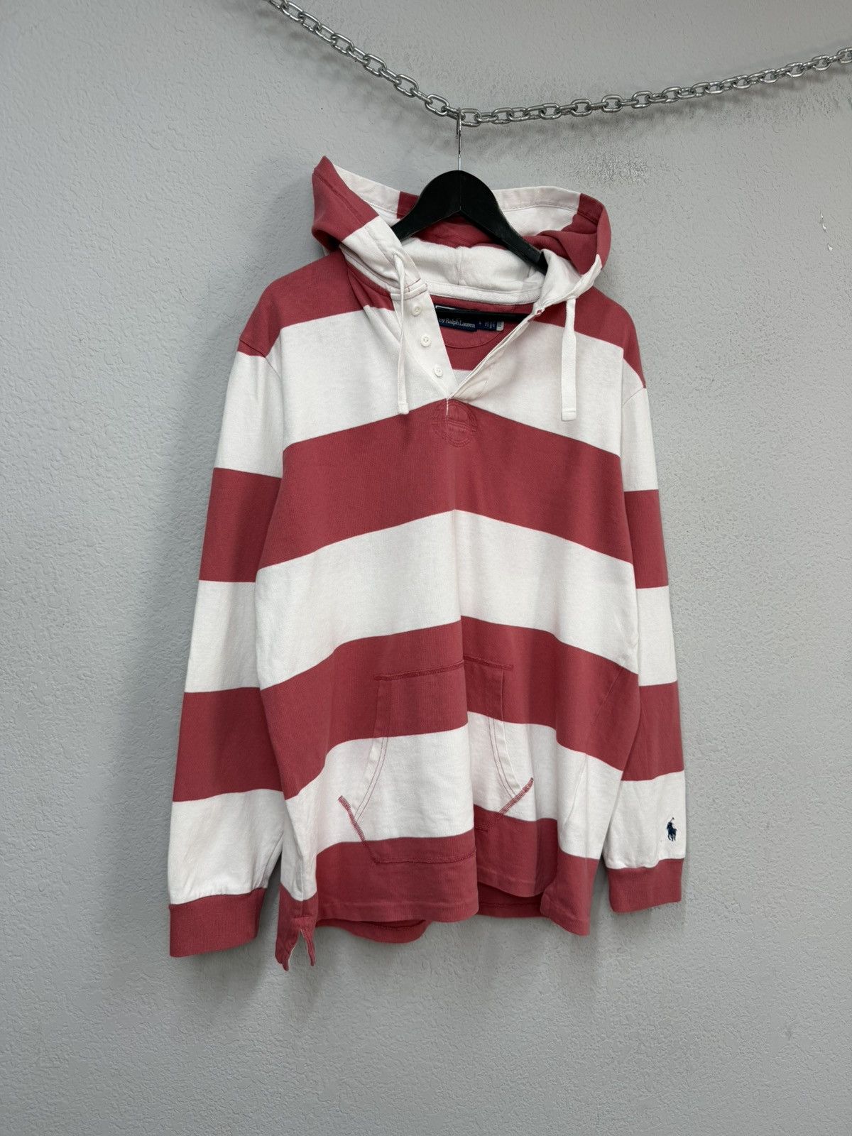 Polo Ralph Lauren Vintage Polo Ralph Lauren Rugby Striped Y2K Long Sleeve Size US L / EU 52-54 / 3 - 7 Thumbnail