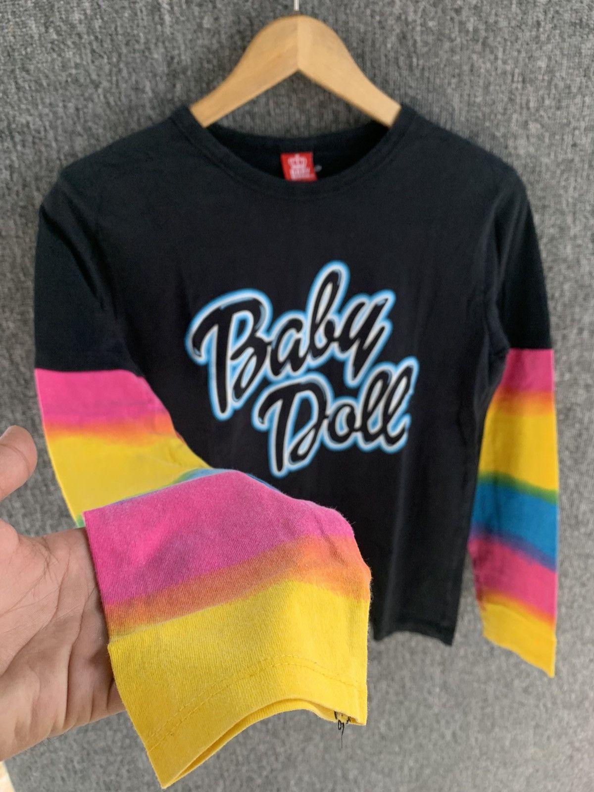 Japanese Brand 🇯🇵 Baby Doll Gothic Rainbow Sleeve Double Layers Size US S / EU 44-46 / 1 - 2 Thumbnail