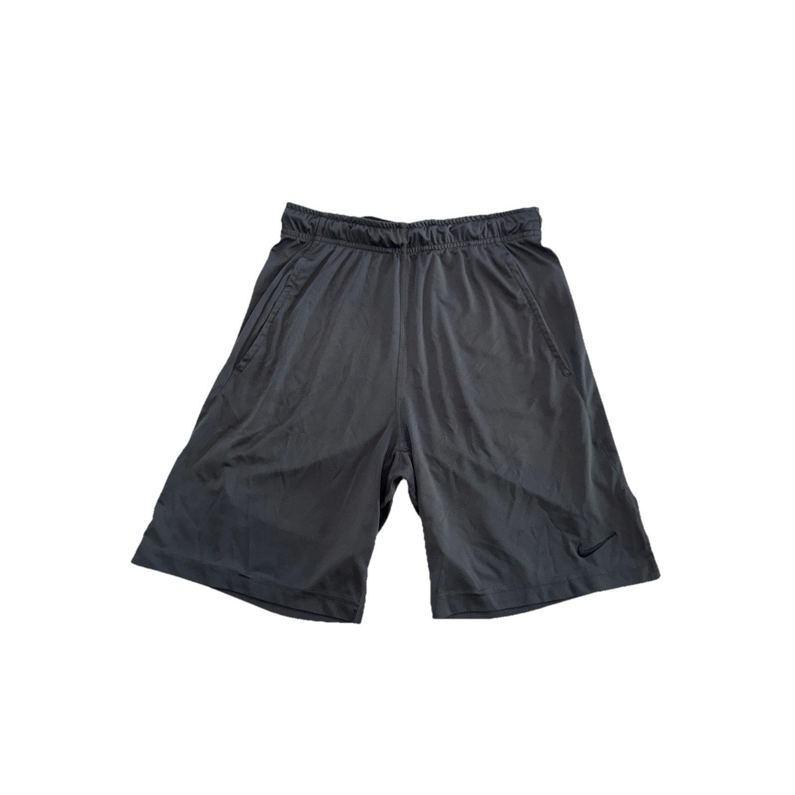 Nike Nike Dri-FIT Youth Shorts Boys S Gray Athletic Training Run Size US 26 / EU 42 - 1 Thumbnail