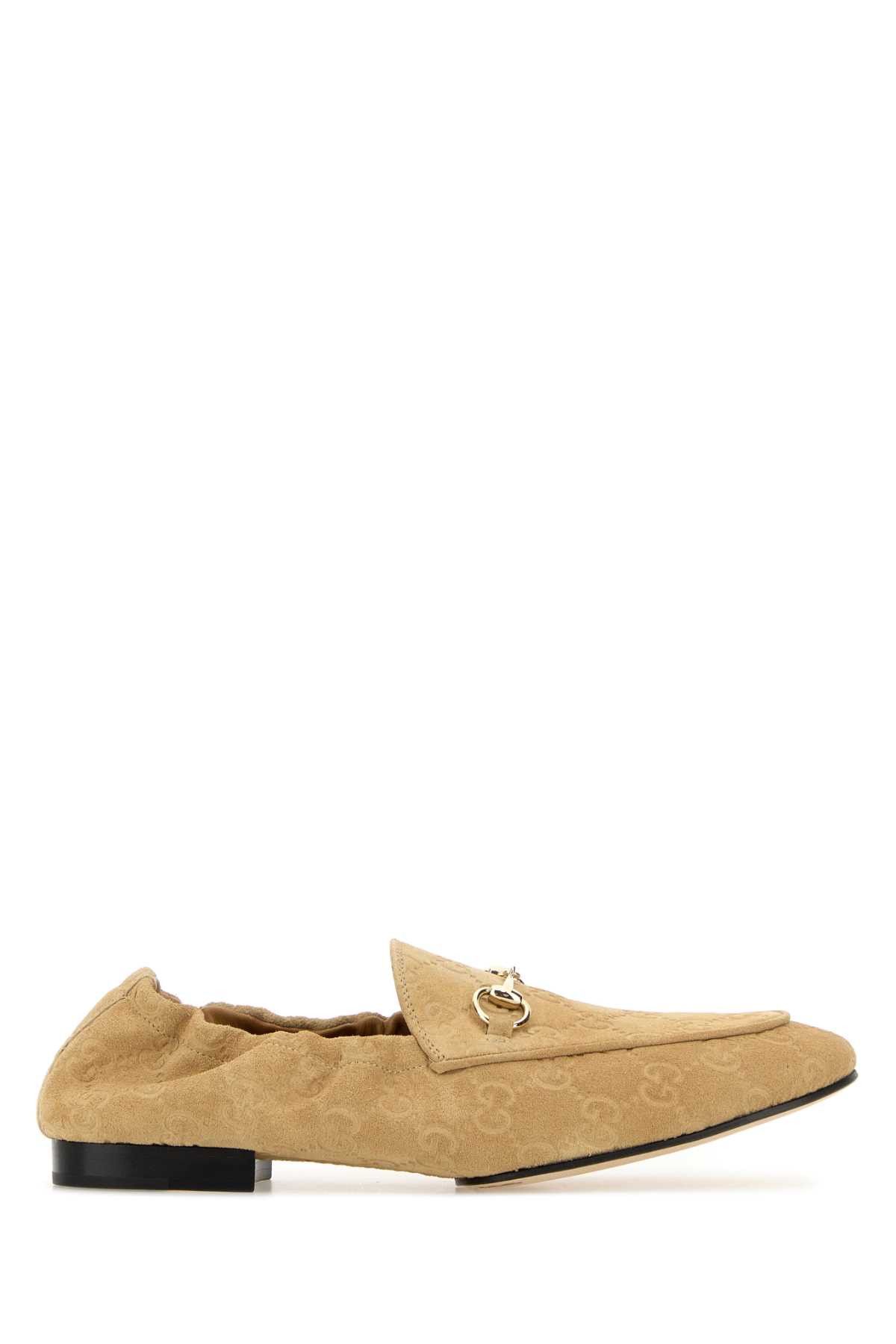 Gucci Beige Suede Loafers Size US 11 / IT 41 - 1 Thumbnail