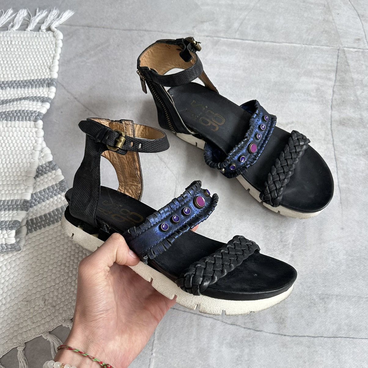 A.S.98 RARE As 98 Airstep Vintage Studded Sandals Sneakers Size US 9 / IT 39 - 6 Thumbnail