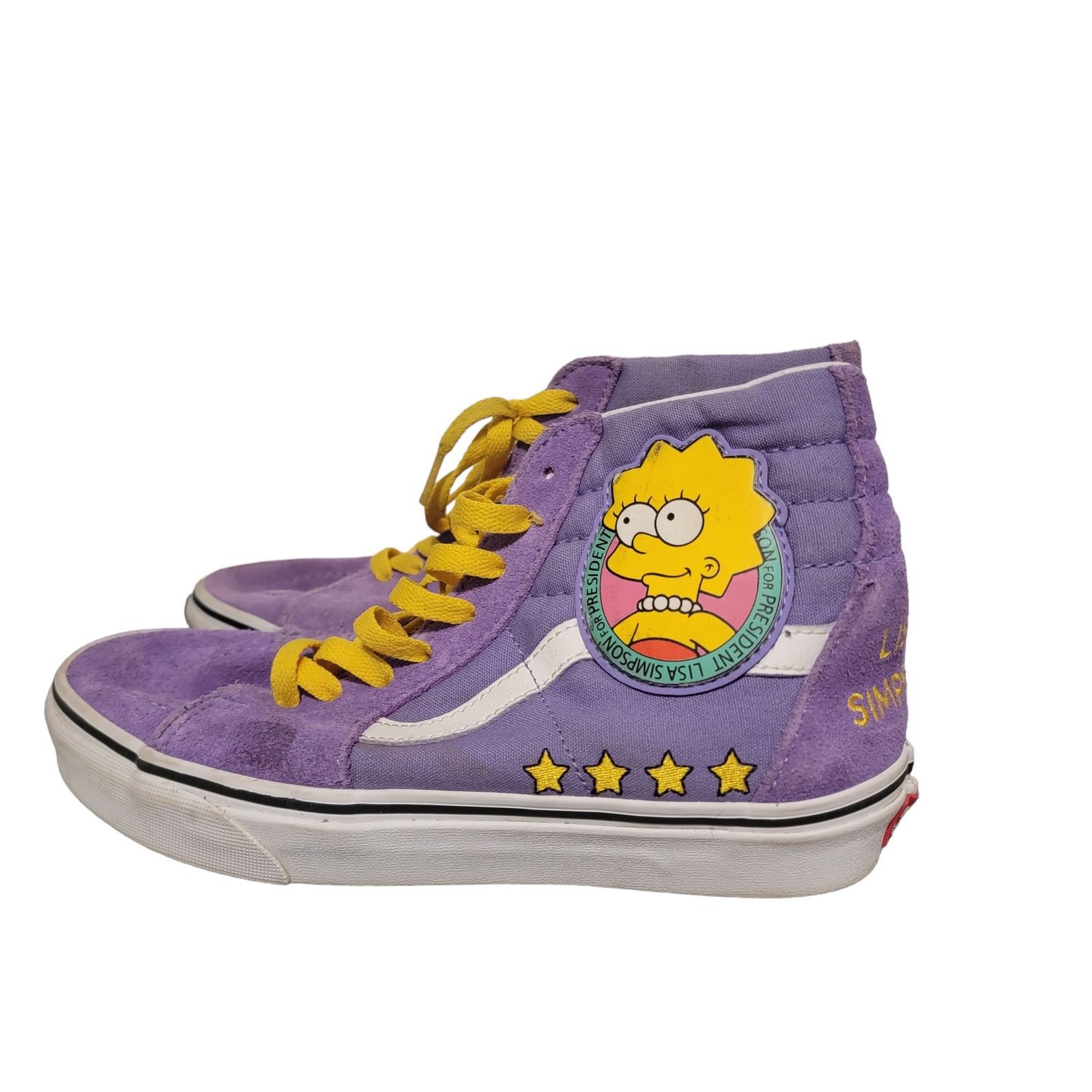Vans Rare Vans Off The Wall 721356 Purple Simpsons Collab Sneaker Size US 5.5 / EU 38 - 1 Thumbnail