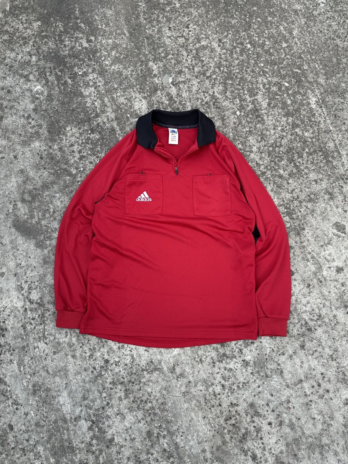 Adidas × Vintage Y2K Vintage Adidas Jersey Streetwear Rare Casual Logo L Rare Size US L / EU 52-54 / 3 - 1 Thumbnail