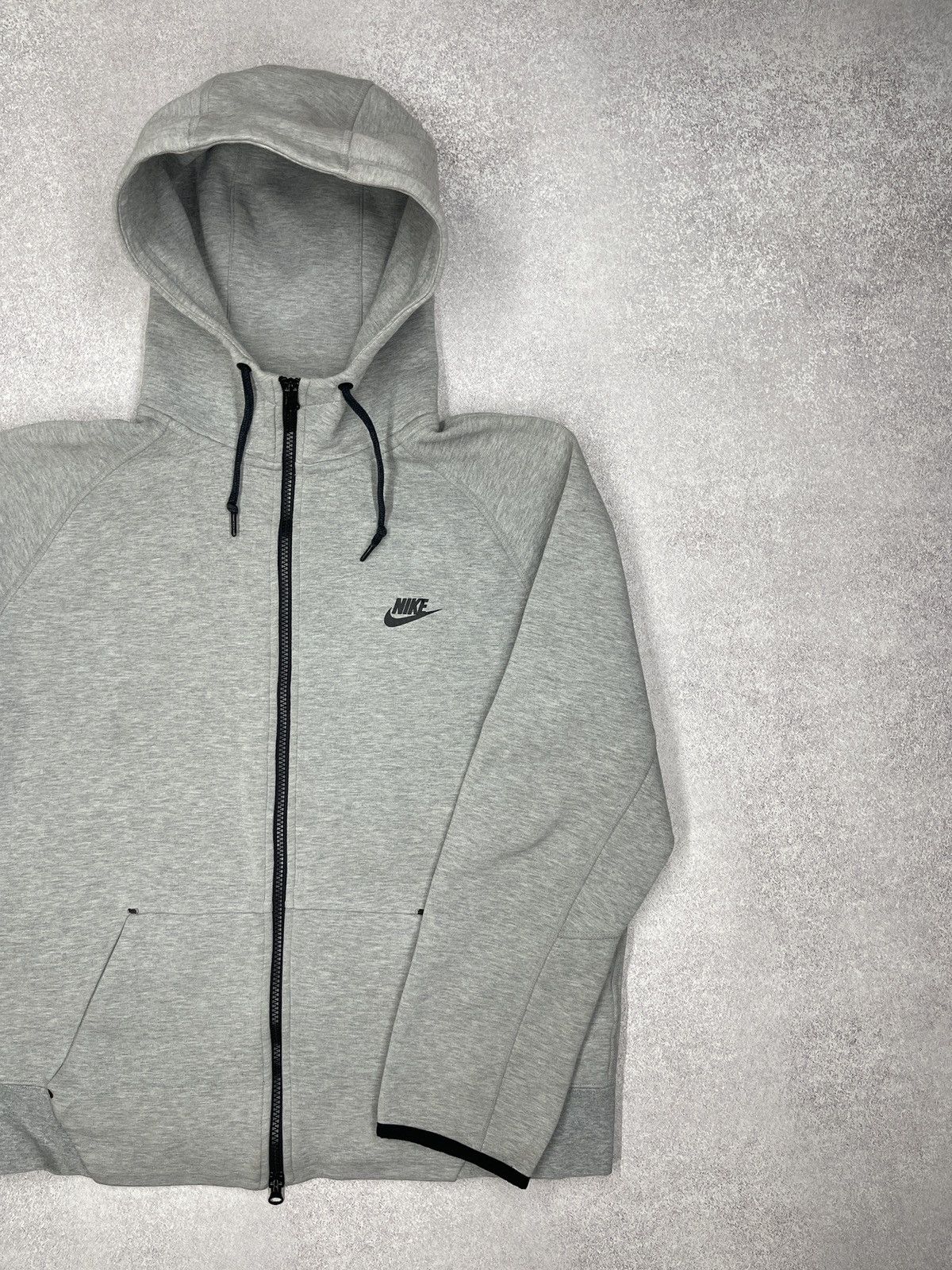 Nike Mens Nike Tech Fleece Zip Hoodie Grey Drill Y2K ACG TN Size US L / EU 52-54 / 3 - 3 Thumbnail