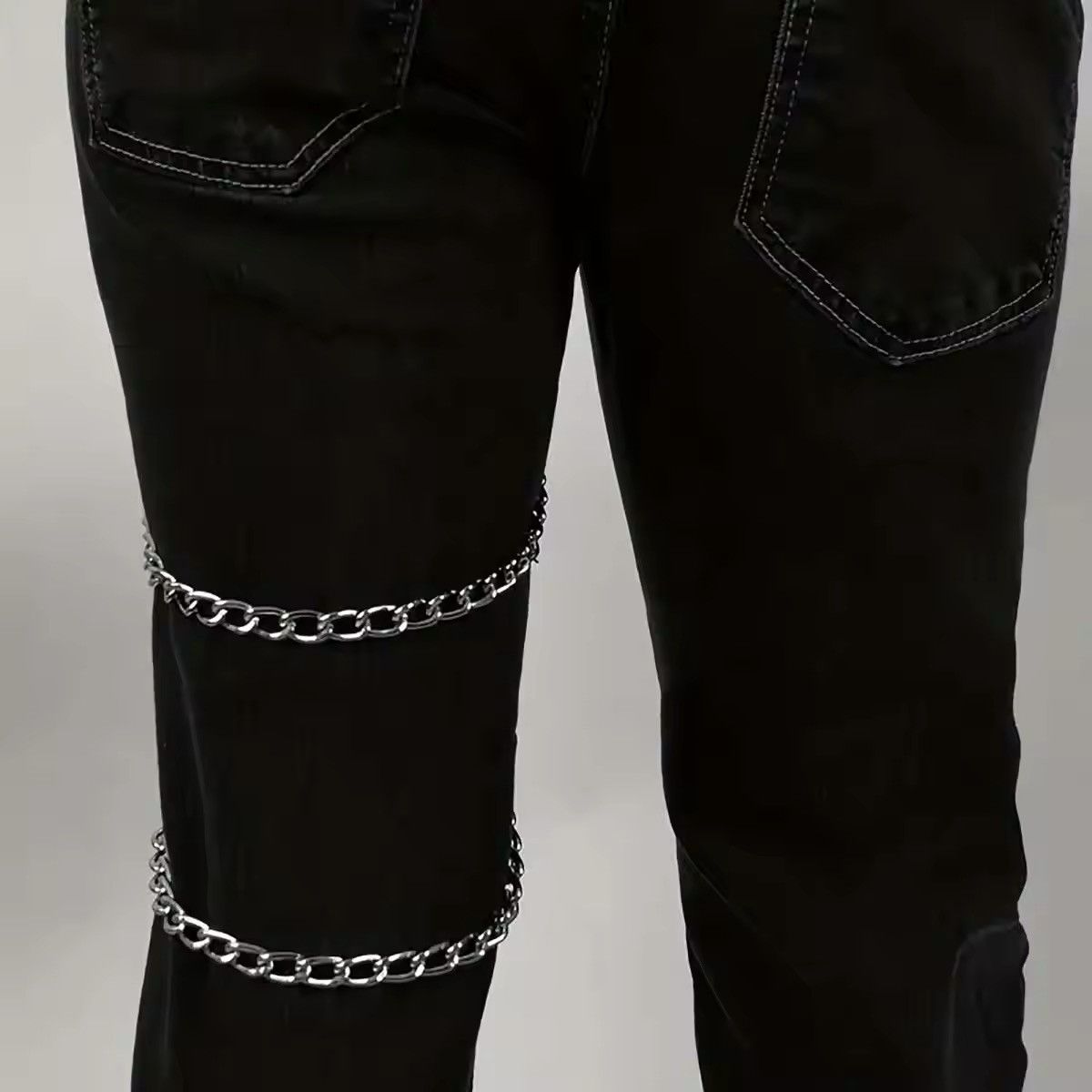 Jewelry Gothic Chain Leather Thigh Harness Accessories Size ONE SIZE - 4 Thumbnail