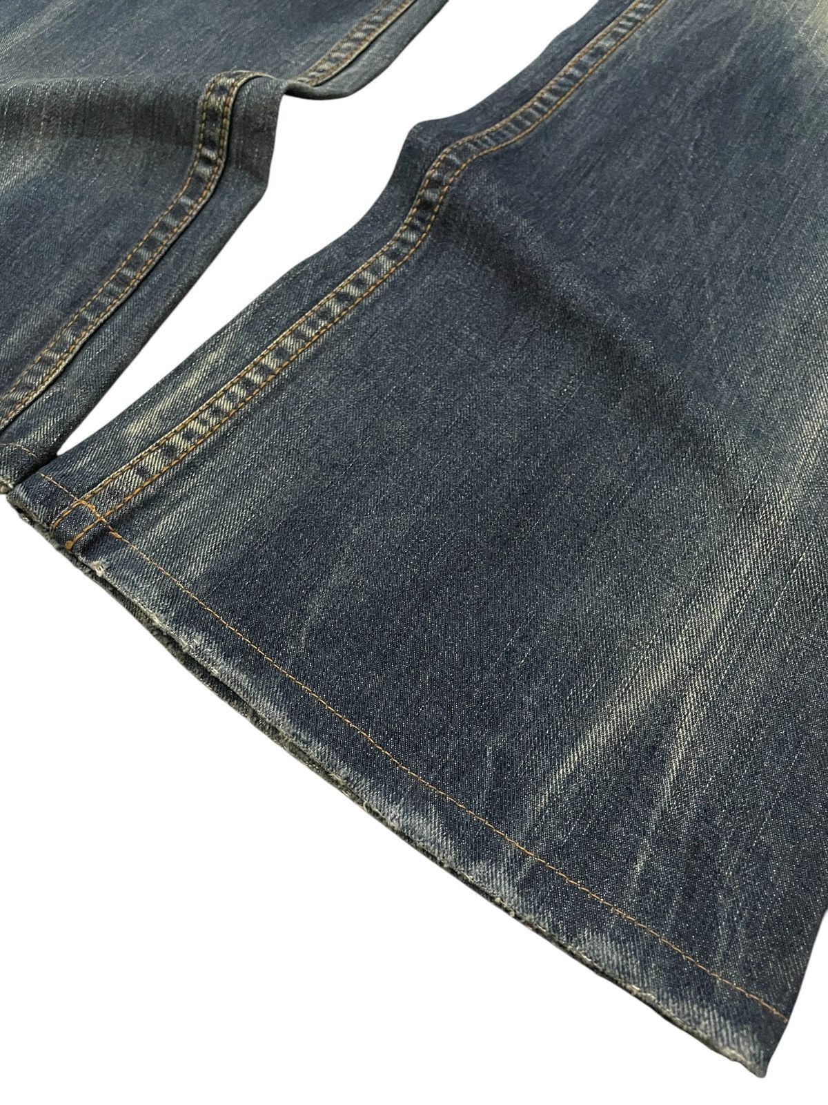 Hysteric Glamour × Japanese Brand LLC Japan Studded Mud Wash Embellished Flare Wide Leg Jeans Size US 29 - 8 Thumbnail