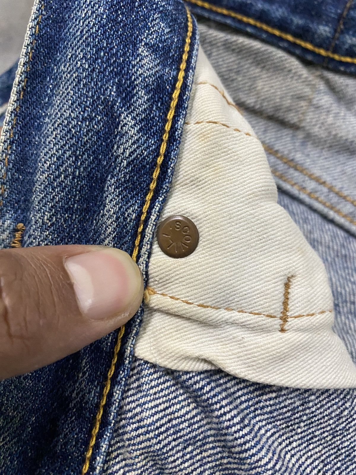 Evisu Vintage Evis Jeans Japan 80s Scovill Rivert @283 imn Size US 32 / EU 48 - 18 Thumbnail