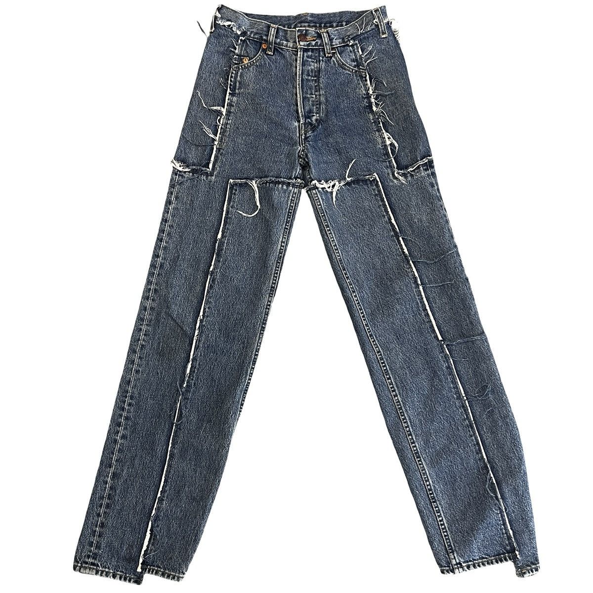 Vetements VETEMENTS 2019SS Demna Era Reconstructed Denim Pants Size US 31 - 1 Thumbnail
