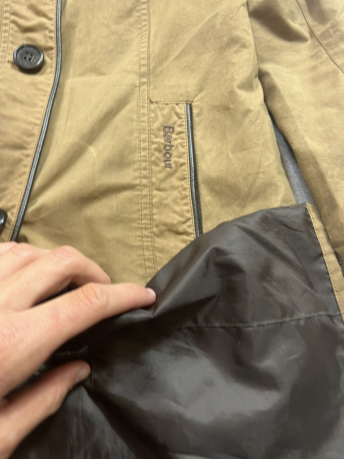 Barbour 💛VTG Rick Owens Style Barbour Vintage waterproof jacket Size US S / EU 44-46 / 1 - 5 Thumbnail