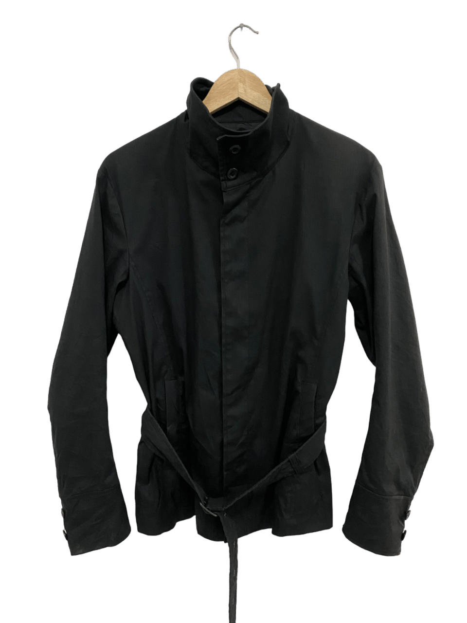 Issey Miyake Tete Homme Belted Light Jacket Size US M / EU 48-50 / 2 - 2 Thumbnail