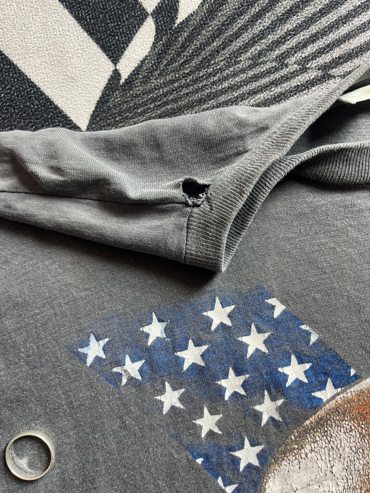 Jordan Brand Vintage Michael Jordan Black Player by American Flag 90’s Size US M / EU 48-50 / 2 - 11 Thumbnail