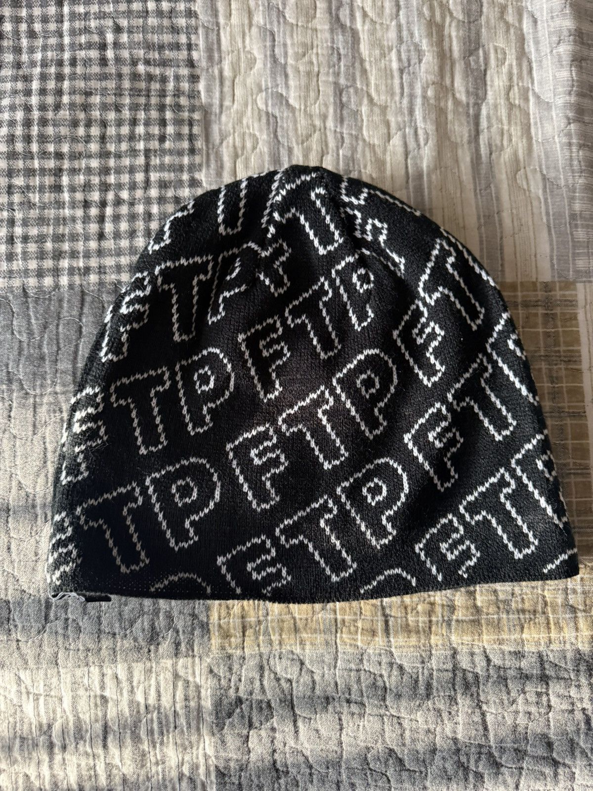 Fuck The Population FTP Zipper Beanie Black NEW Size ONE SIZE - 2 Thumbnail