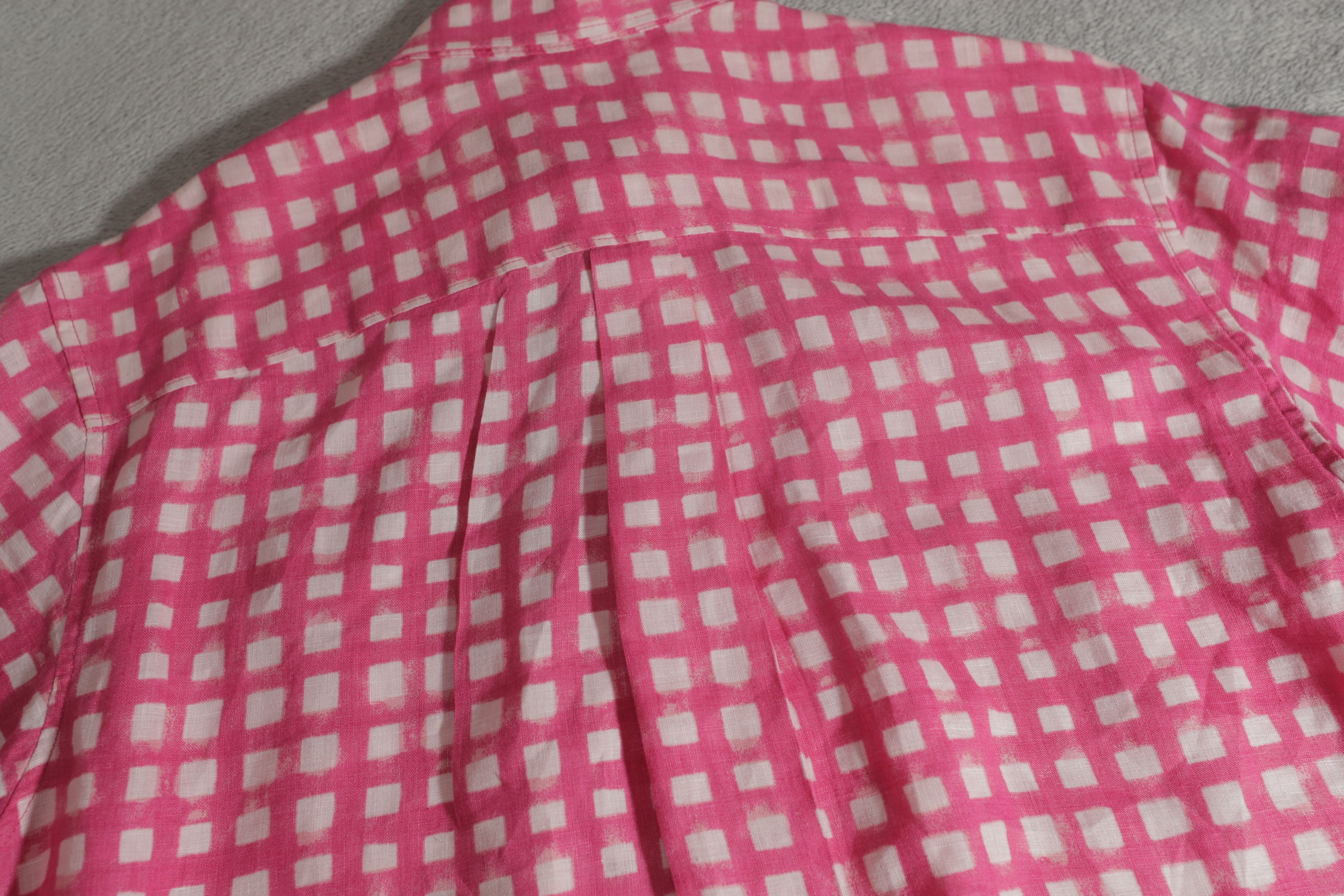 Lands' End Lands End Pink Checkered Vintage Button Down (M) Size US M / EU 48-50 / 2 - 13 Thumbnail