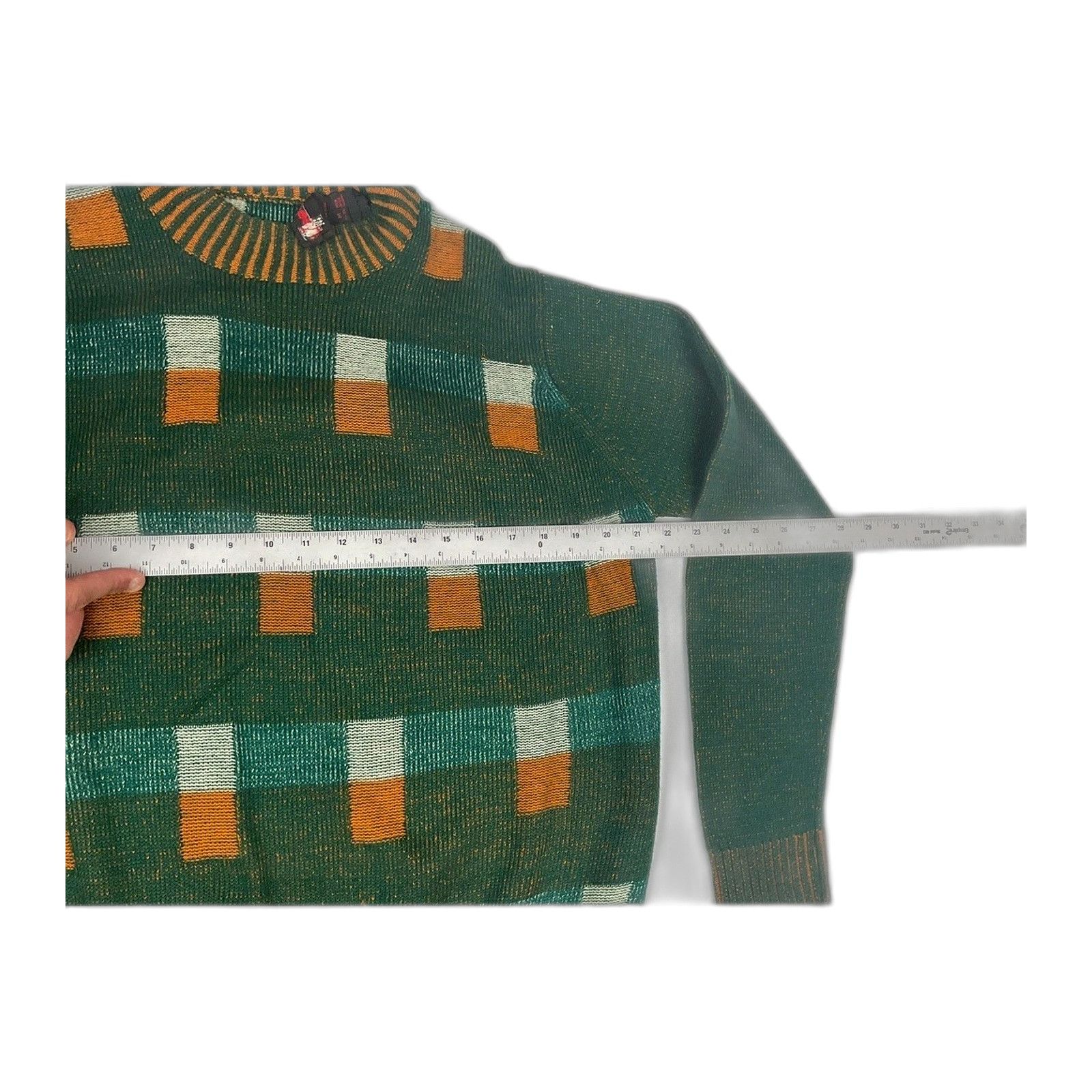 Vintage Baccarat Mens Vintage Knit Turtleneck Sweater Acrylic Geomet Size US M / EU 48-50 / 2 - 4 Thumbnail