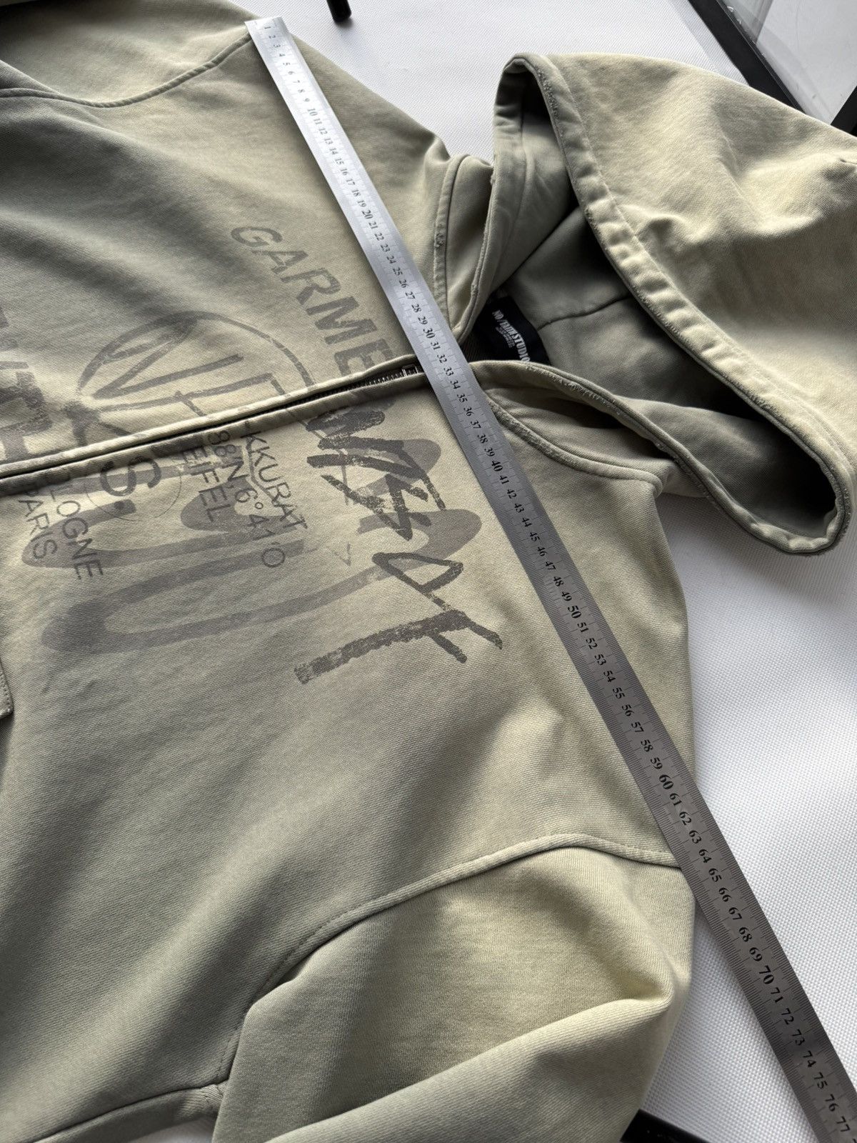 No Faith Studios NFS SPLIT ZIP JACKET LIGHT GREEN Zip Up Hoodie no faith Stu Size US L / EU 52-54 / 3 - 19 Thumbnail