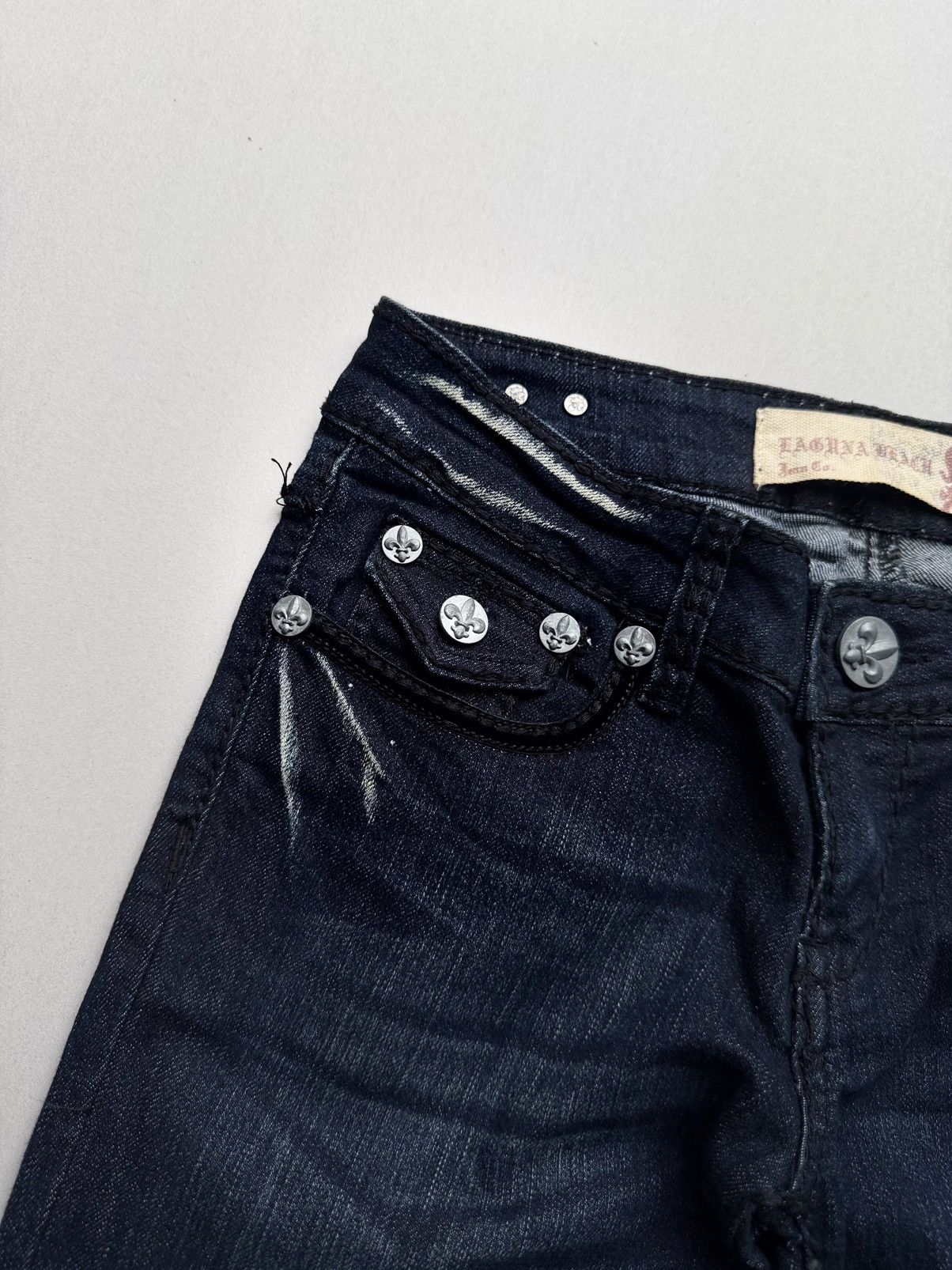 Japanese Brand Laguna beach lace-up flare jeans Size US 26 / EU 42 - 5 Thumbnail