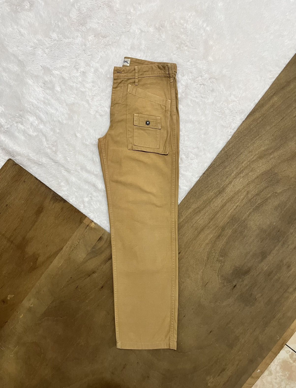 Other Spellbound Domingo Japan Utility Cargo Workwear Pants Beige Size US 30 / EU 46 - 9 Thumbnail